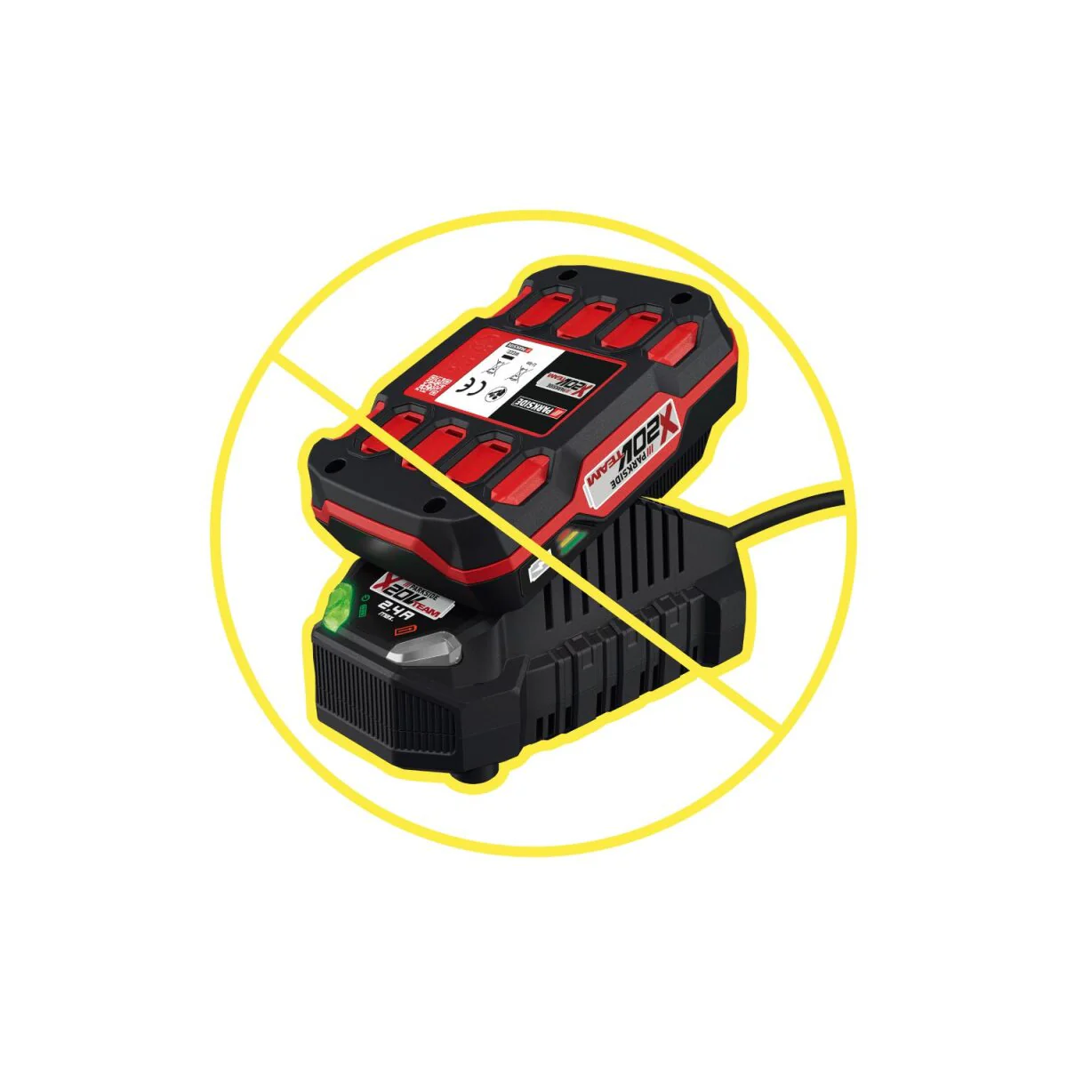 PARKSIDE? 20 V accu-kettingzaag ?PAKS 20-Li E5?, zonder accu en oplader - B-keus als nieuw