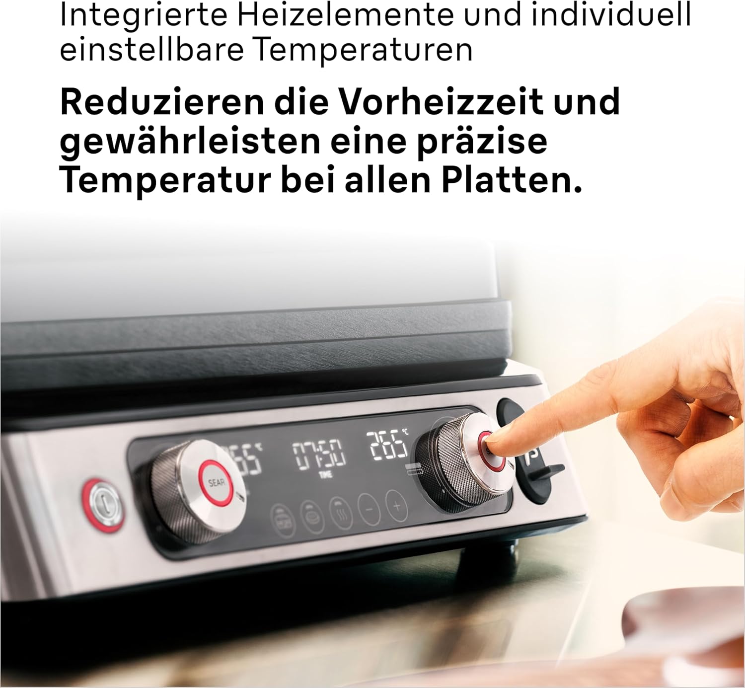Braun MultiGrill 9 Pro CG 9167, Kontaktgrill mit Grill-, Flach-, Waffelplatten und Temperaturfühler, Grillpositionen: Kontakt, BBQ, Ofen, Spülmaschinenfeste Platten, Boost-Funktion bis 265°