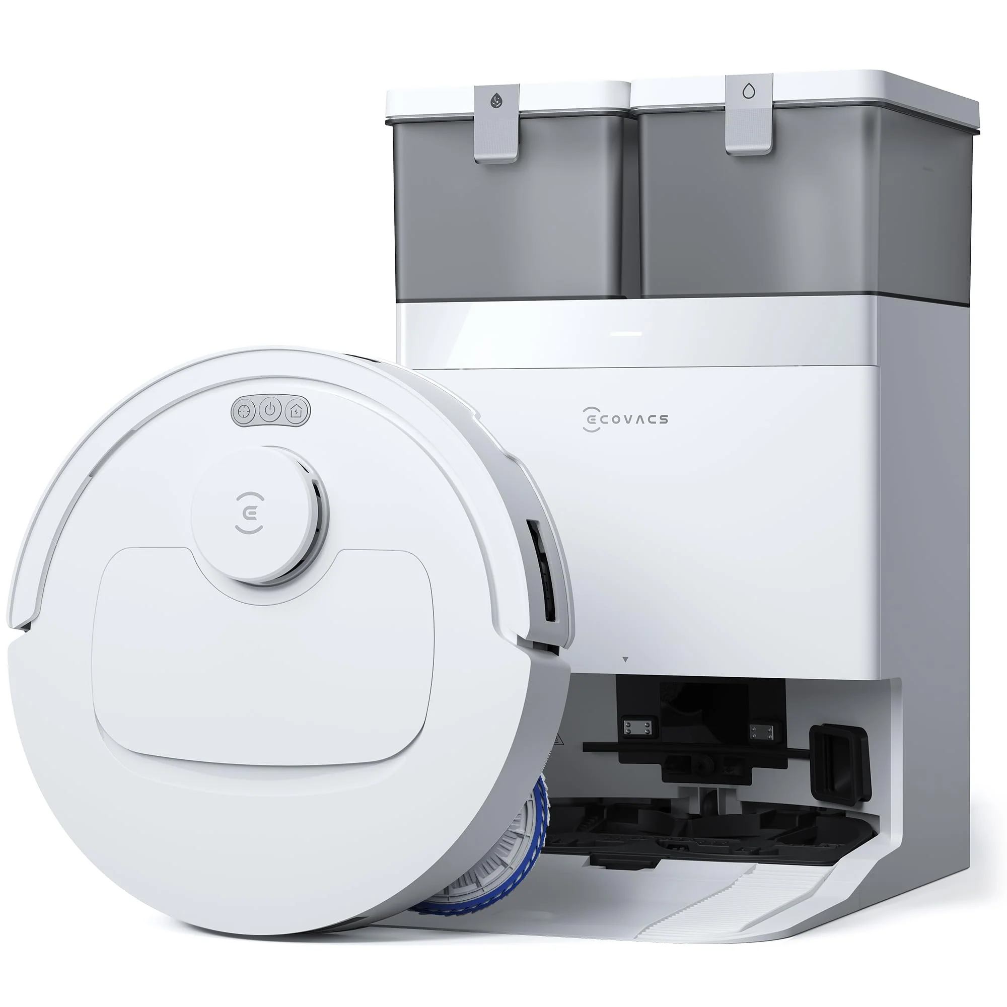 ECOVACS DEEBOT T30S PRO Saugroboter mit Wischfunktion, 11.000 Pa, ZeroTangle Technologie, 70°C heißes Wasser Wischen beim Waschen, TruEdge™ Kantenwischen, 6.400mAh Batterie, AI-Hindernisvermeidung
