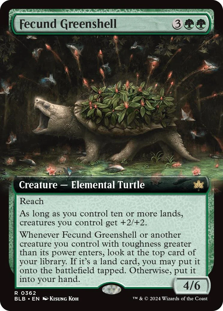 Fecund Greenshell (Extended Art) (362)