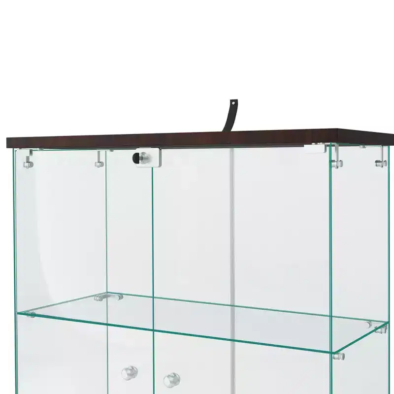 64.5 X 32 Glass Display Cabinet Curio Cabinet with Lock