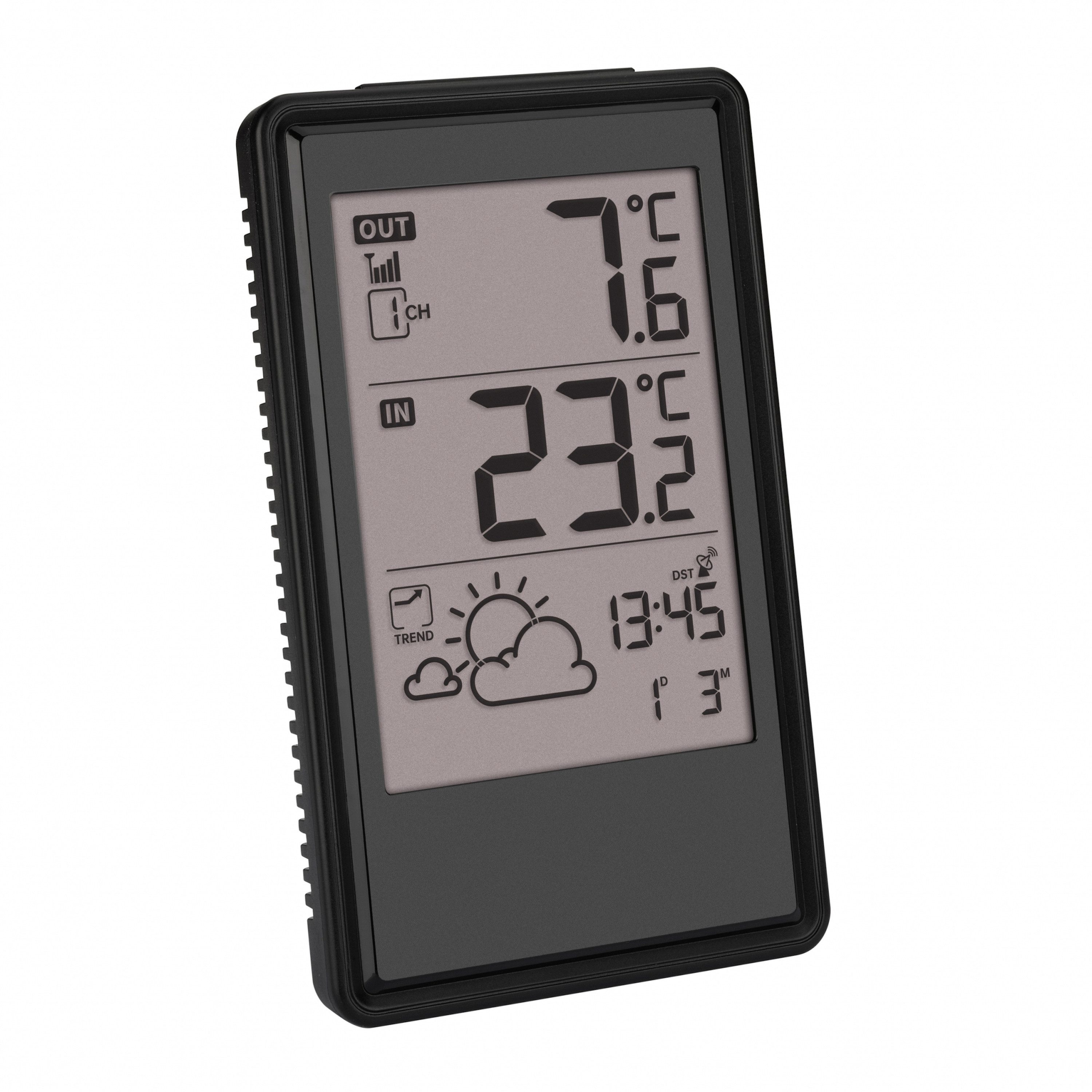 Funkwetterstation TFA 35.1170.01 mit Aussensensor Funkuhr Datum Wettervorhersage