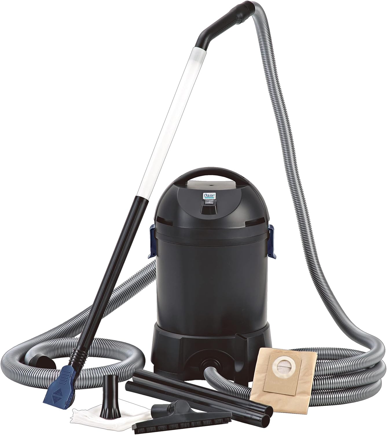 Oase 50529 PondoVac Classic, 1400 W, 3000 l/h - Teichschlammsauger, Reinigung und Wasseraufbereitung inkl. 4 Saugdüsen für für Teiche aller Art und Haushalt