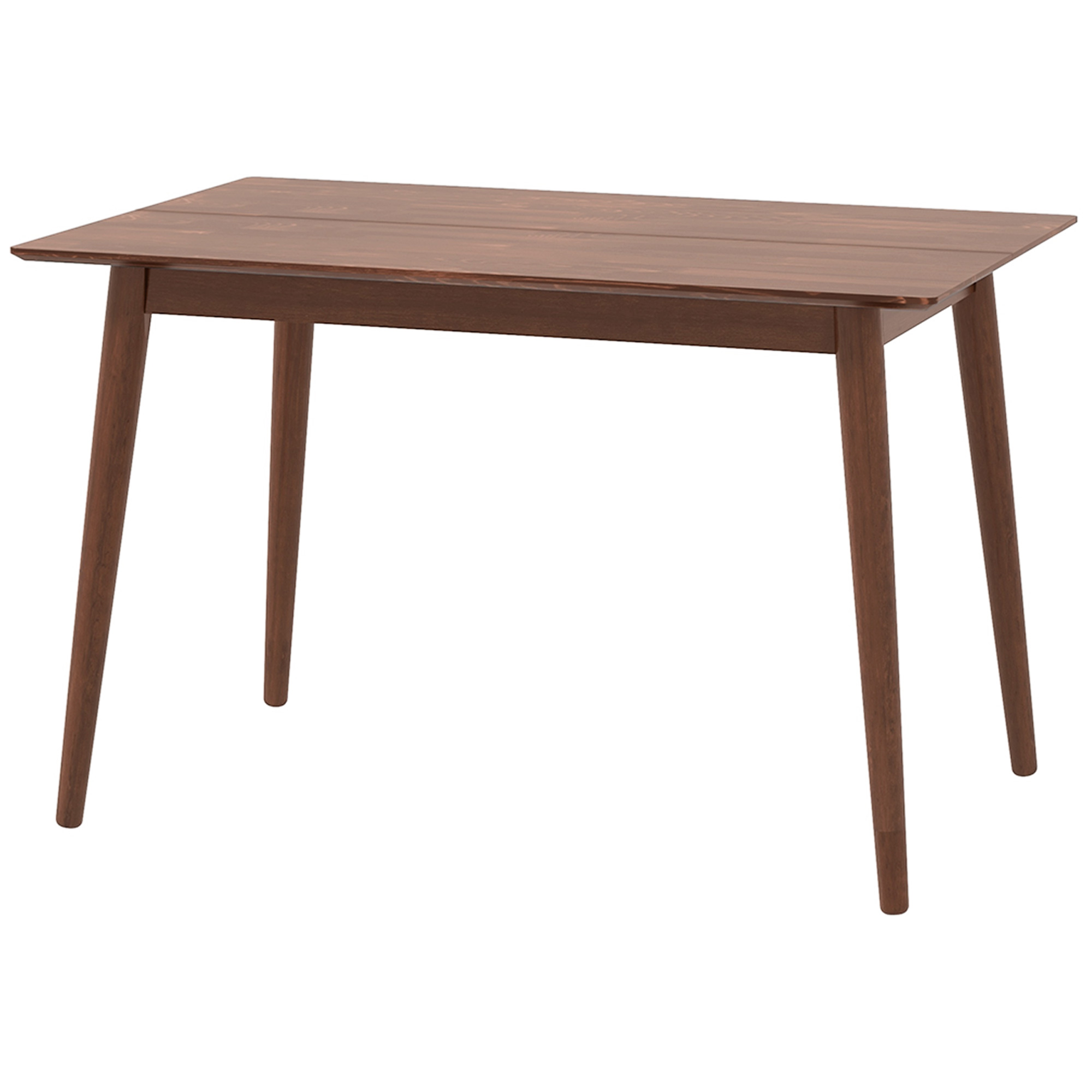 HOMCOM Esstisch Design mit großer Tischplatte für 4-6 Personen aus Holz 120L x 75B x 76H cm