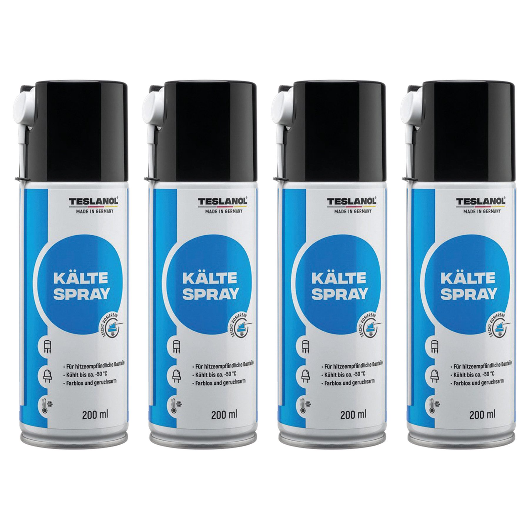 Kältemittel TESLANOL 26033 Kältespray T71, 200 ml, 4 Stück