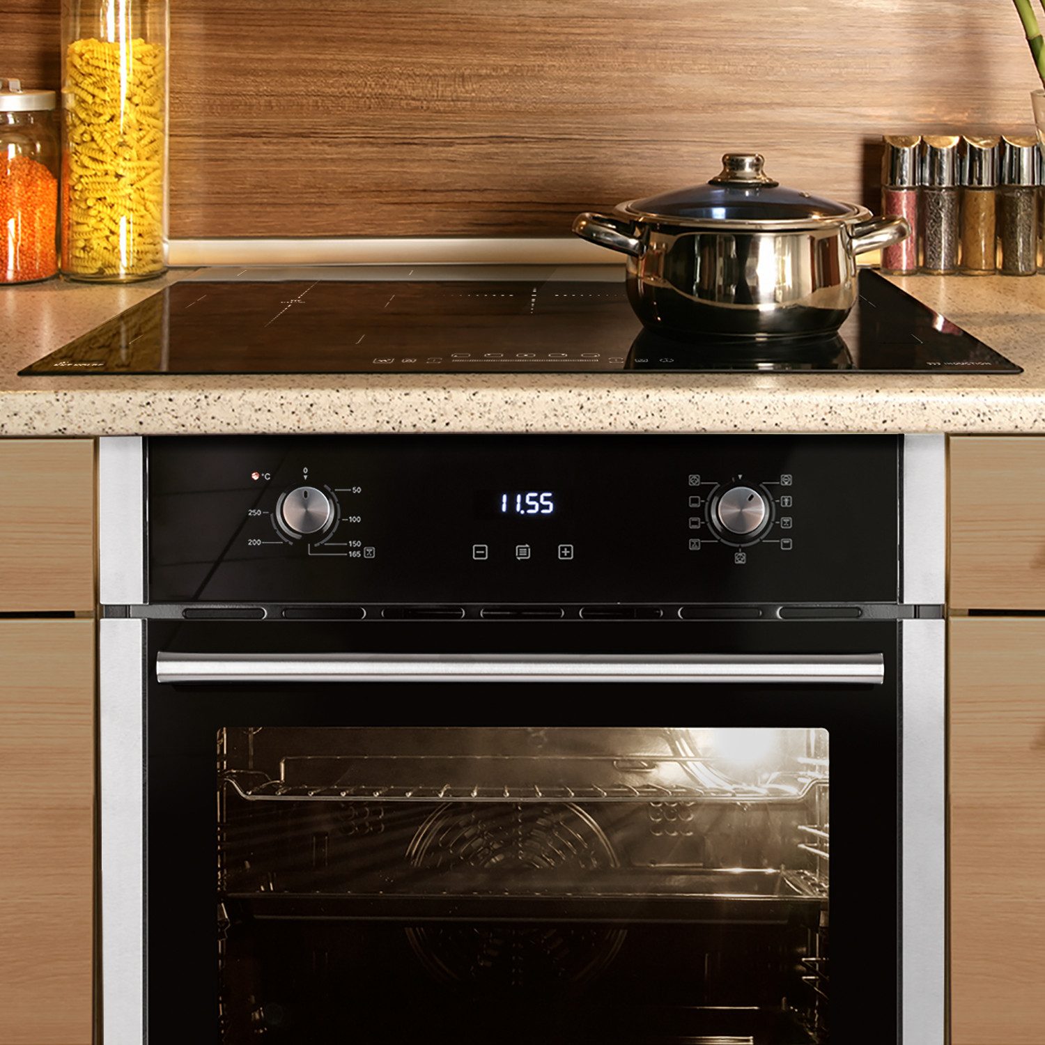 Backofen-Set Backofen und Induktionskochfeld SET8005IH77FZ