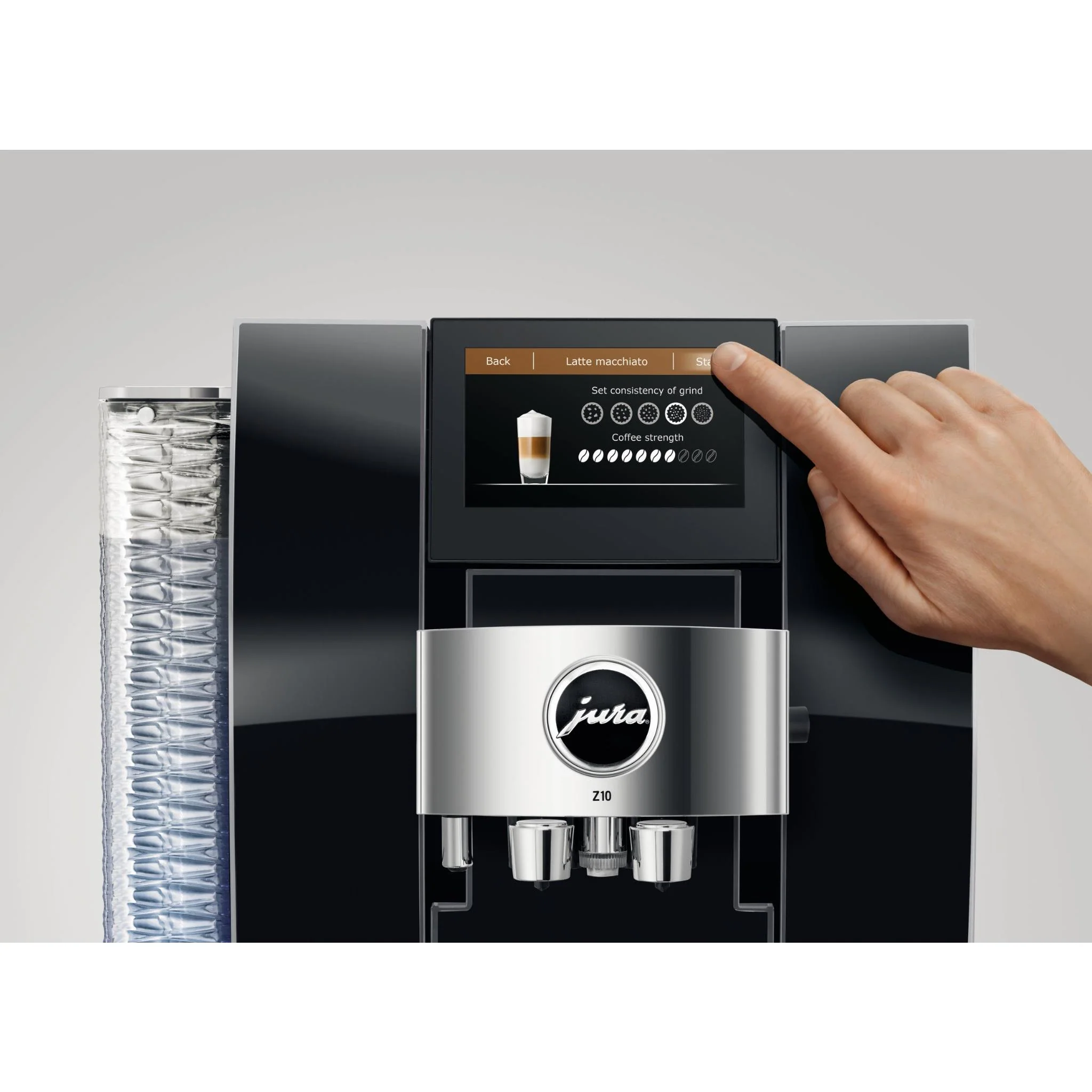Jura Z10 Macchina da Caffè Automatica – Diamond Black, esperienza barista di alto livello