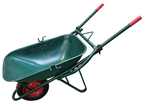 Carriola da Tiro con Vasca da 70 Litri – Robusta e Maneggevole per Giardinaggio e Lavori Agricoli