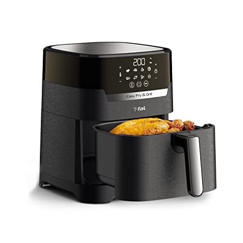 T fal Air Fryer & Grill Combo Digital, 2 in 1, 4.4 Qrt, black : Home & Kitchen