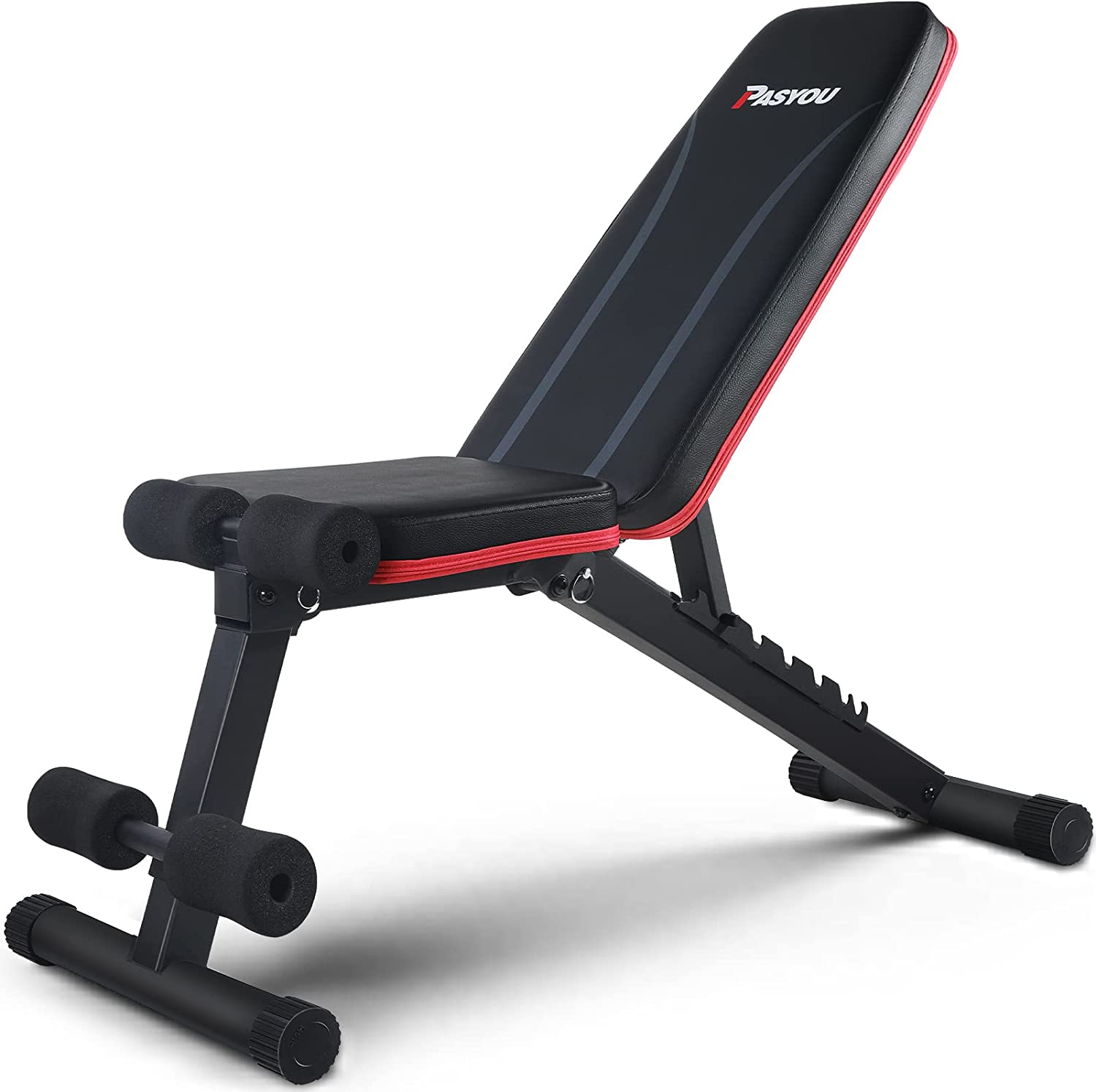 PASYOU Adjustable Weight Bench Full Body Workout Multi Purpose