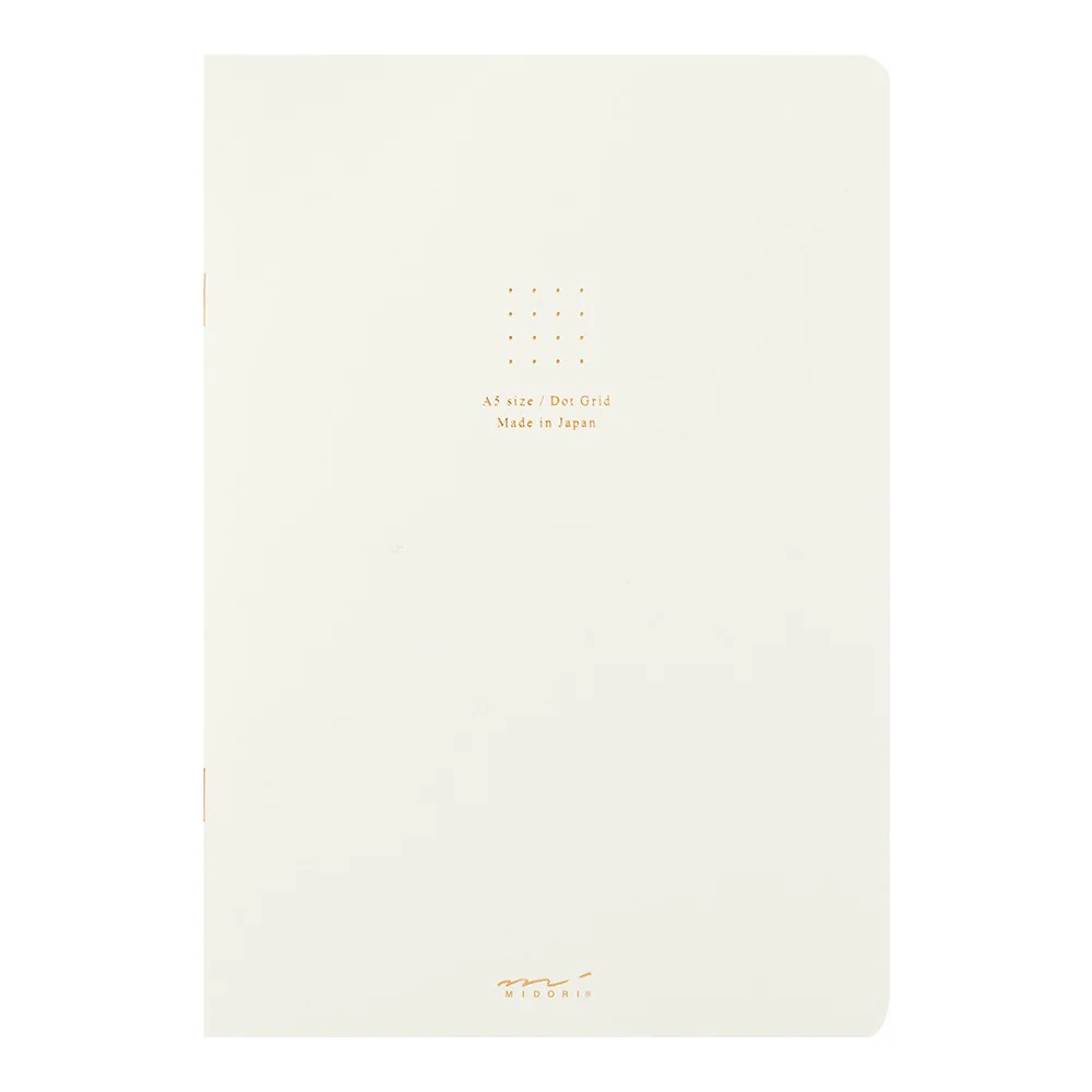 MD Notebook Soft Color - A5 - Dot Grid - White