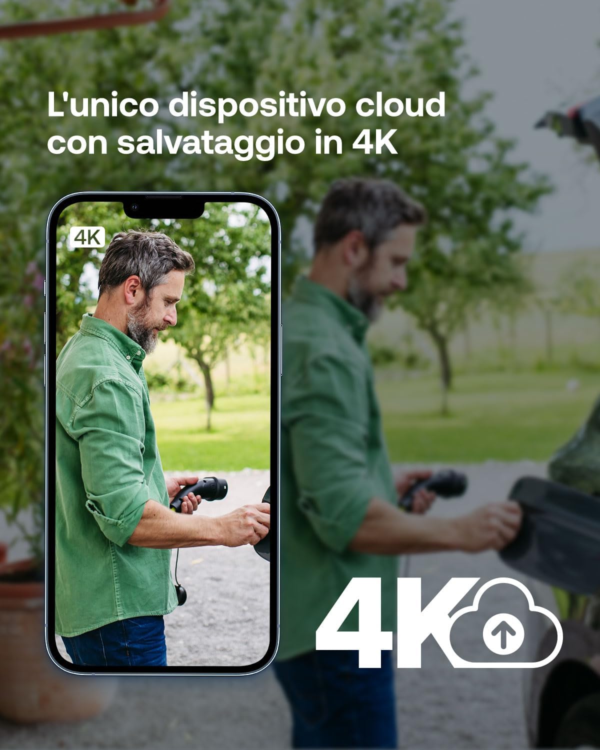 Arlo Ultra 2 Telecamera WiFi Esterno Senza Fili, Telecamera WiFi Interno, 4K UHD, Sirena Allarme Casa, Sensore Di Movimento, Audio Bidirezionale, Prova Arlo Secure Inclusa, 4 Telecamere, Bianche