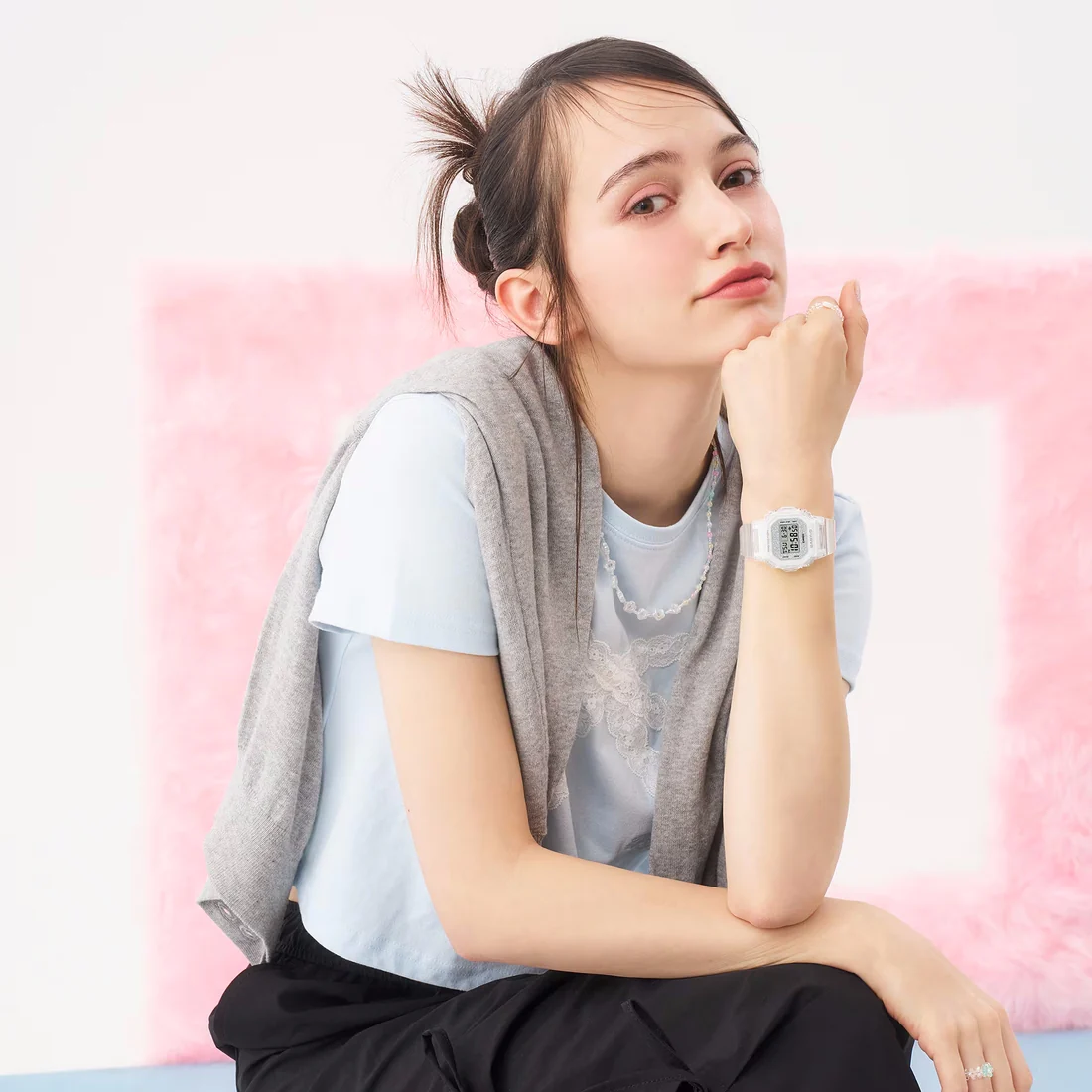 Orologio Casio Baby-G BGD-565GC-7ER glitter argentato