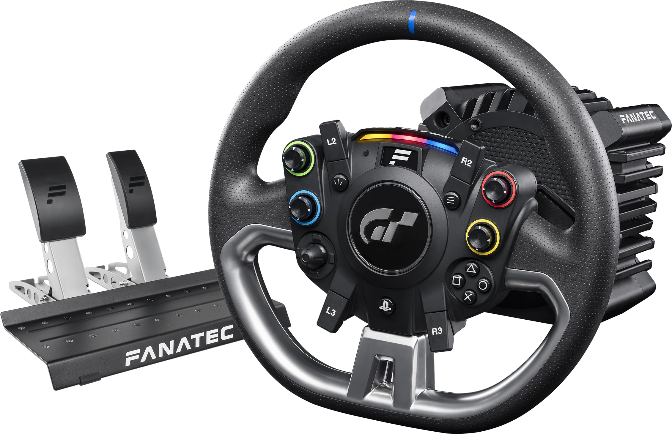 Direct-Drive-Lenkrad Gran Turismo DD Pro für PlayStation 5 und 4 5 Nm Servomotor 280 mm Lenkrad mit Pedalen