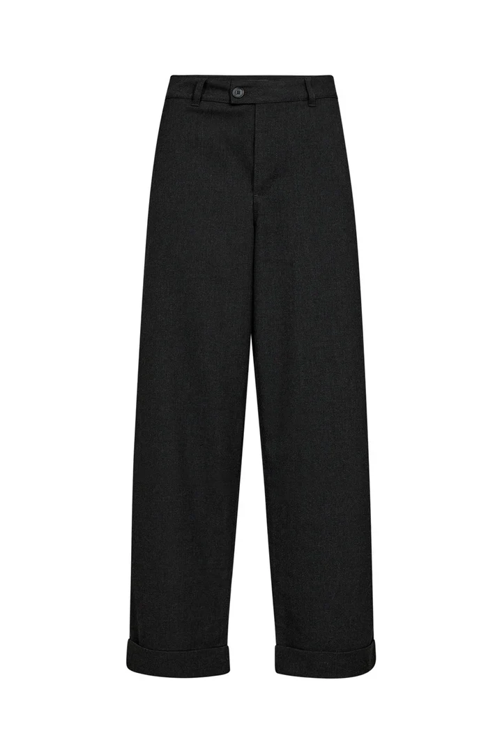 The Birkin Weekend Pant �C High-Waisted Straight-Leg Pants