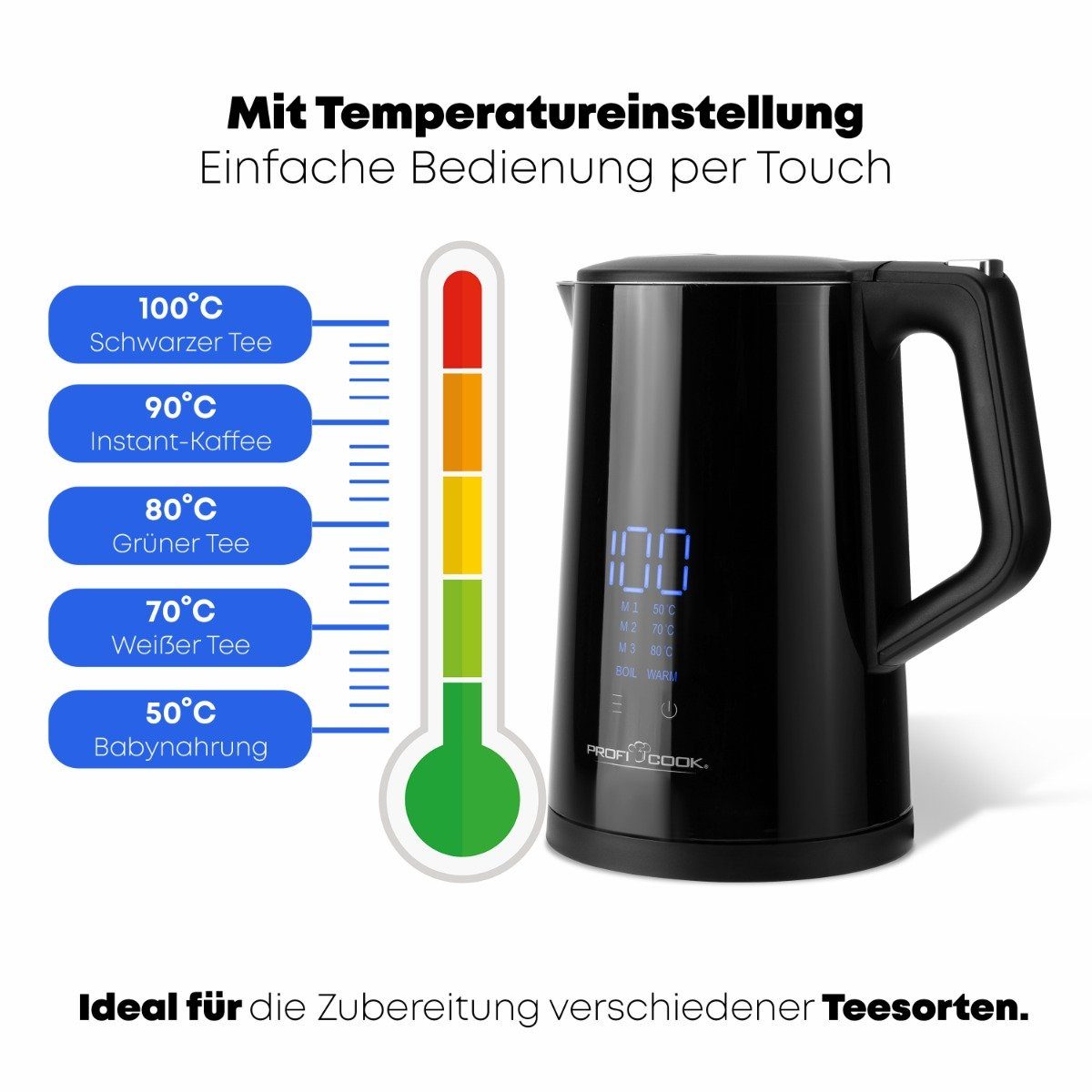 Wasserkocher PC-WKS 1243