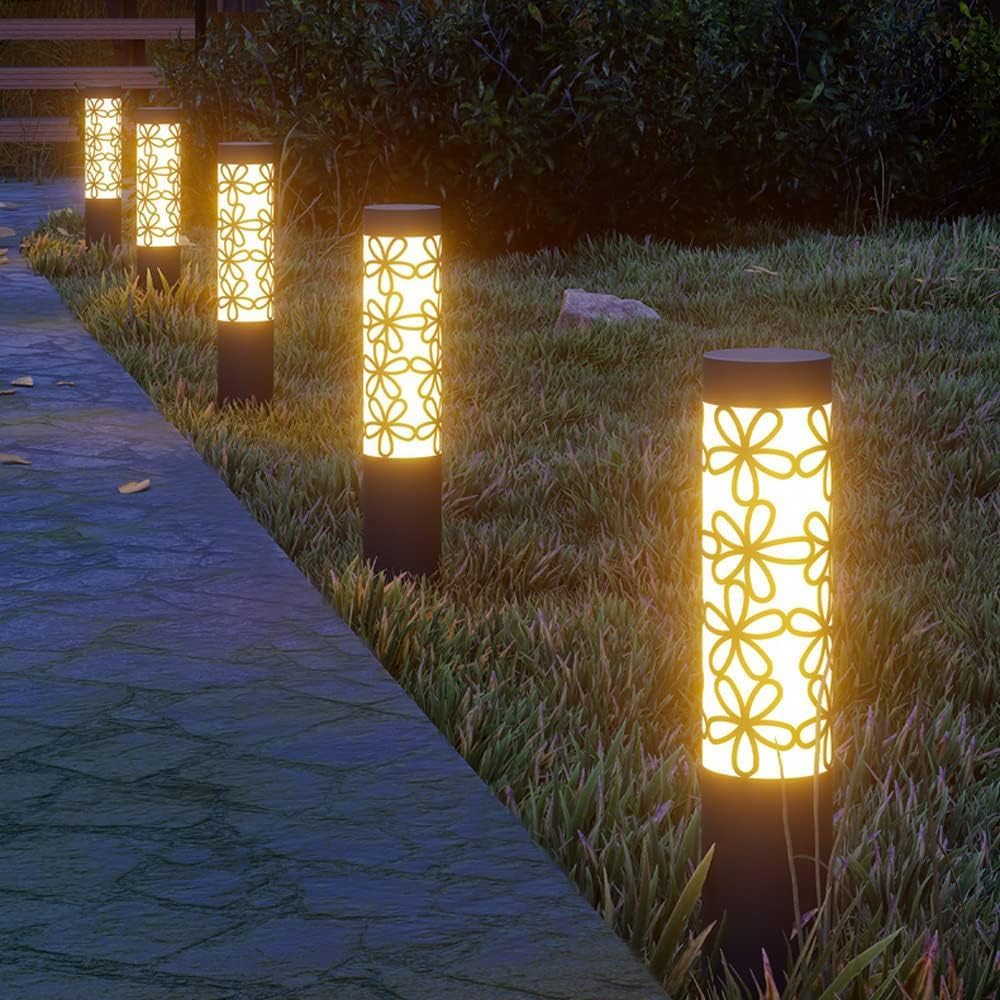 Moderne wasserdichte LED-Rasenlichter, 78,7 cm, für den Außenbereich, IP55-bewertet, stilvolle Gartenleuchten für Terrasse, Terrasse und Landschaftsbeleuchtung.