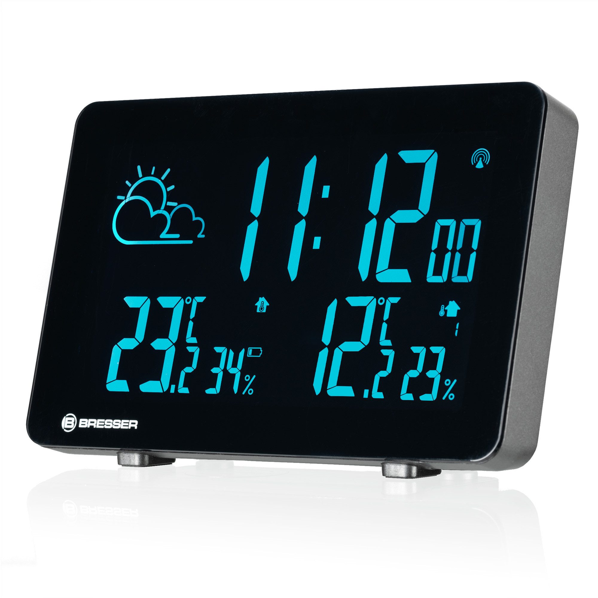 Wetterstation BRESSER Funkwetterstation mit Farbwechsel