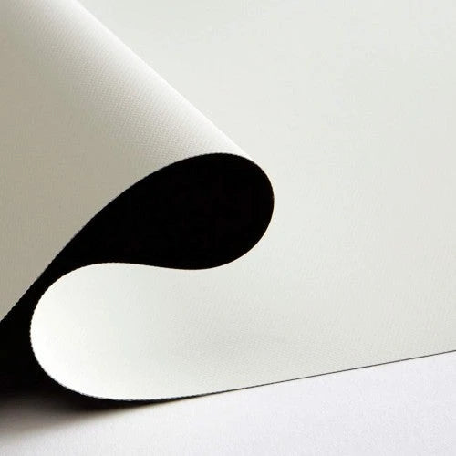 Carls ProWhite Projector Screen Material (4:3 | 93&times;124 | 155 in | Rolled) Wall Mount or Roll Down DIY Movie Screen, Dark Environment, Controlled Light, Non Tension, White, Gain 1.1
