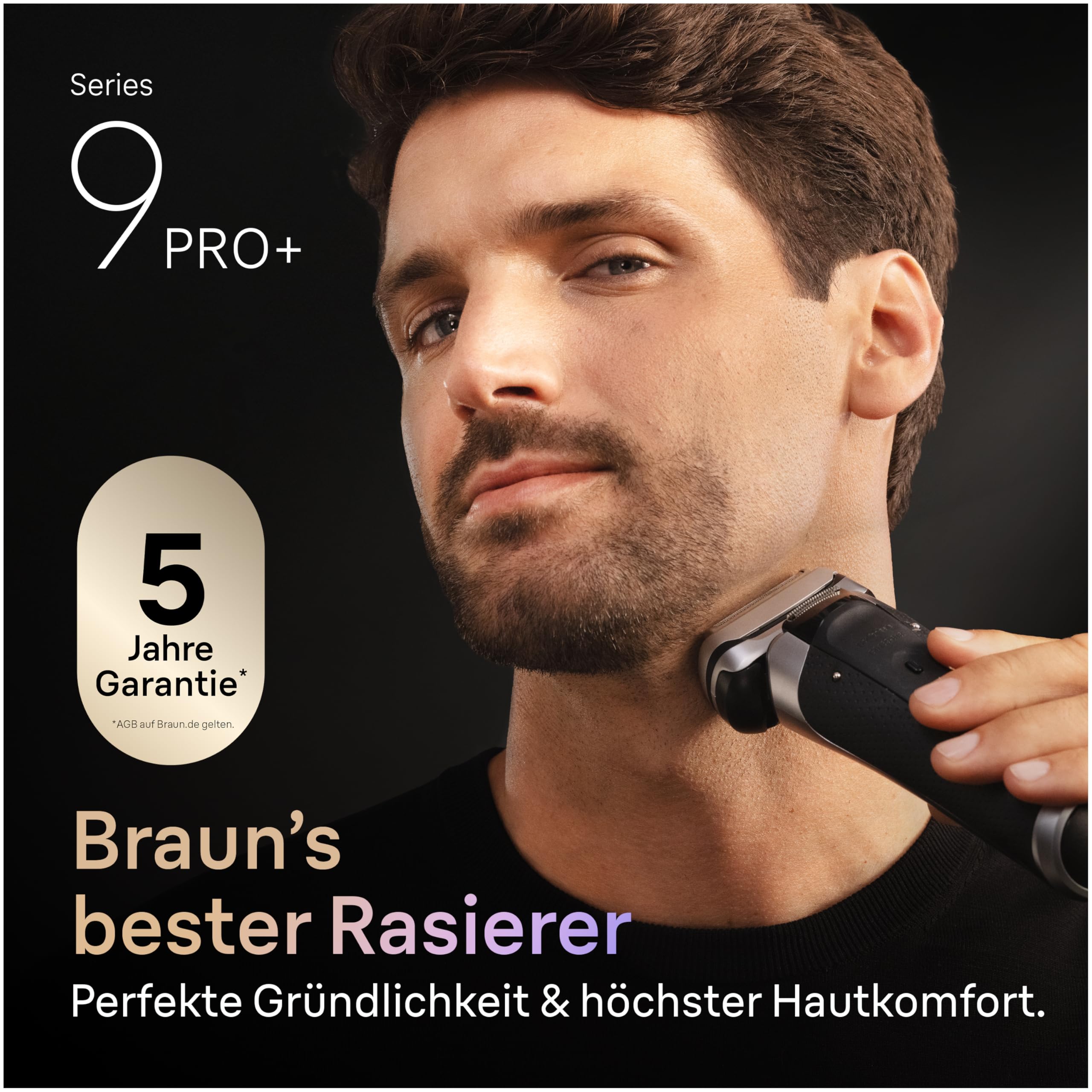Elektrischer Rasierer Series 9 PRO+ 9665cce für Herren, Graphit, mit 6-in-1 SmartCare Center und Reiseetui