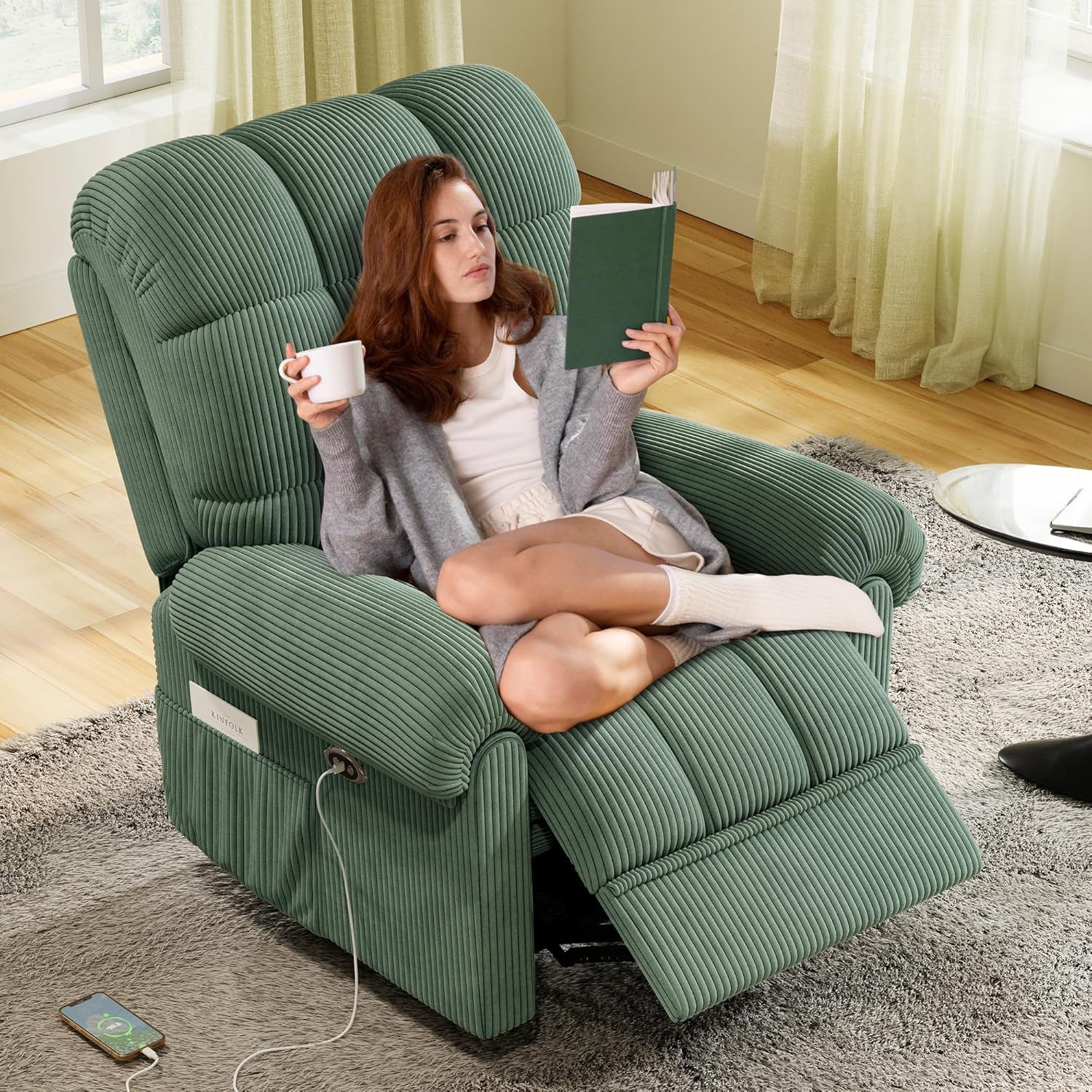 Updated Power Recliner Chair Adjustable Electric Recliner Chairs