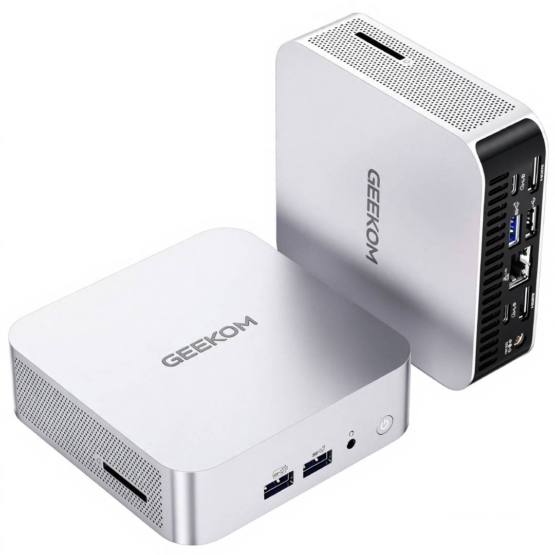 Mini PC mit AMD Ryzen 7 6800H, 16 GB DDR5 RAM, 1 TB PCIe 4.0 SSD, Windows 11, Radeon 680M