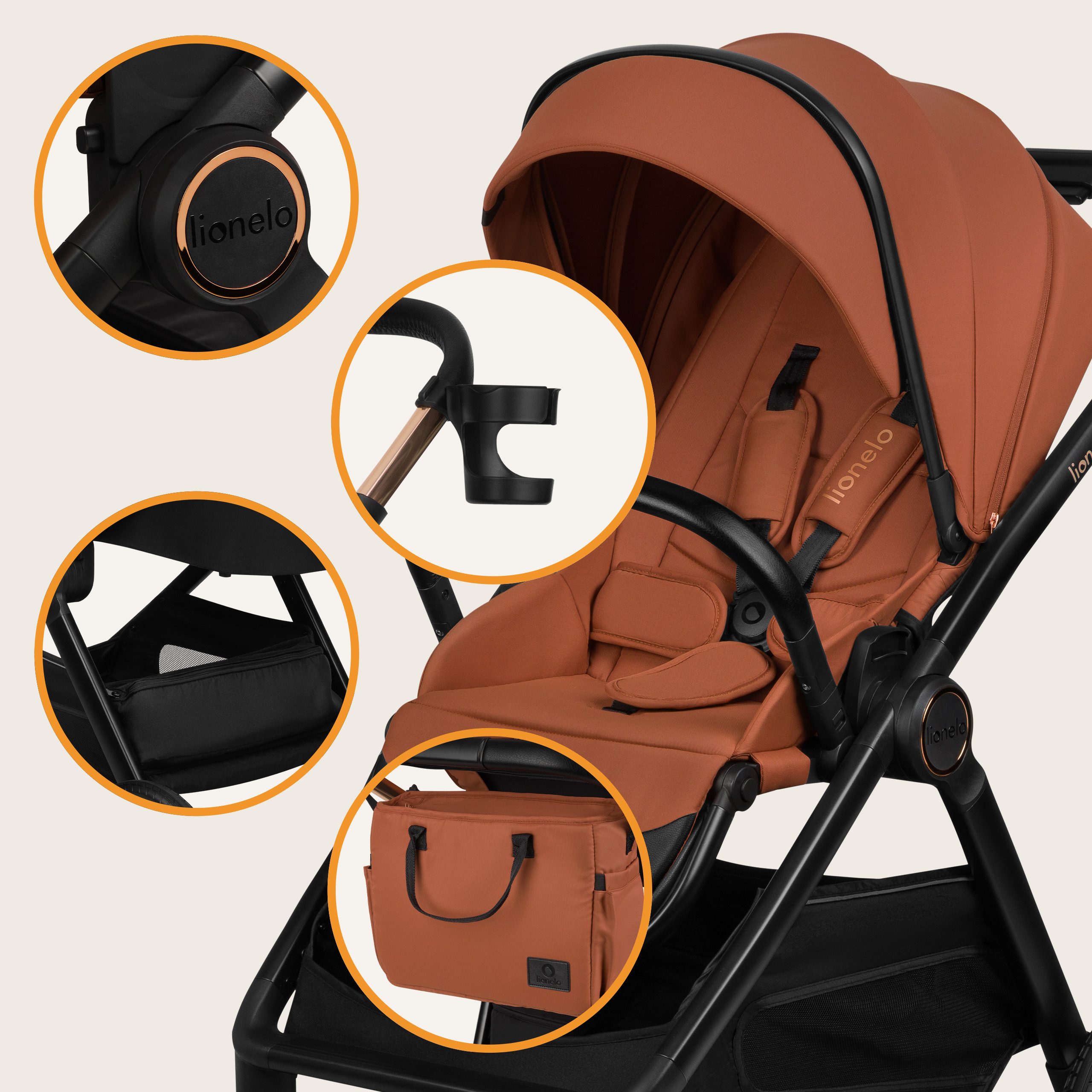 Kombi-Kinderwagen LAYLA 3IN1