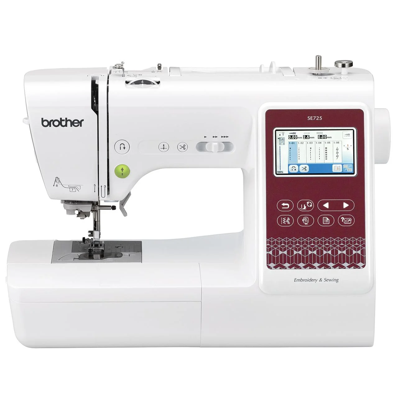 Brother SE725 Sewing and Embroidery Machine with Artspira App, 50 Free Designs