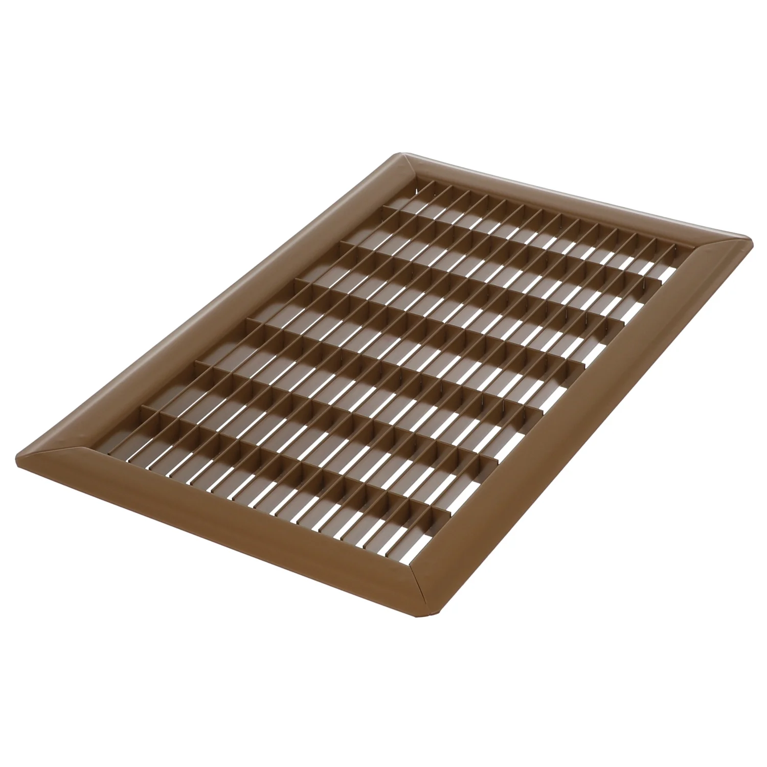 24in x 36in Imperial Brown Heavy Gauge Steel Floor Grille - Heating and Cooling Air Vent