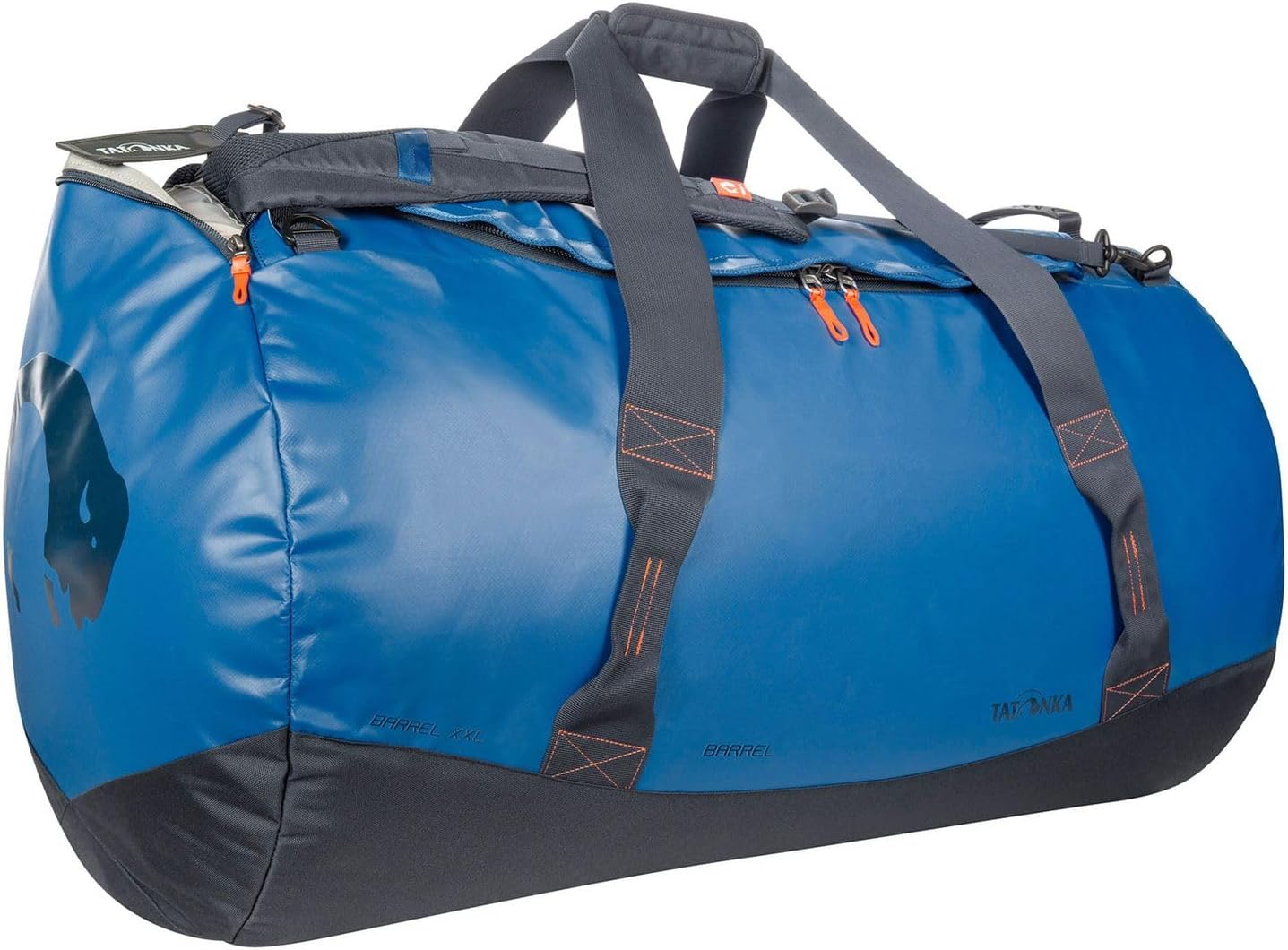 Tatonka Barrel XXL Reisetasche - 130 Liter - wasserfeste Tasche aus LKW-Plane mit Rucksackfunktion und großer Reißverschluss-Öffnung - Rucksacktasche - robust und pflegeleicht