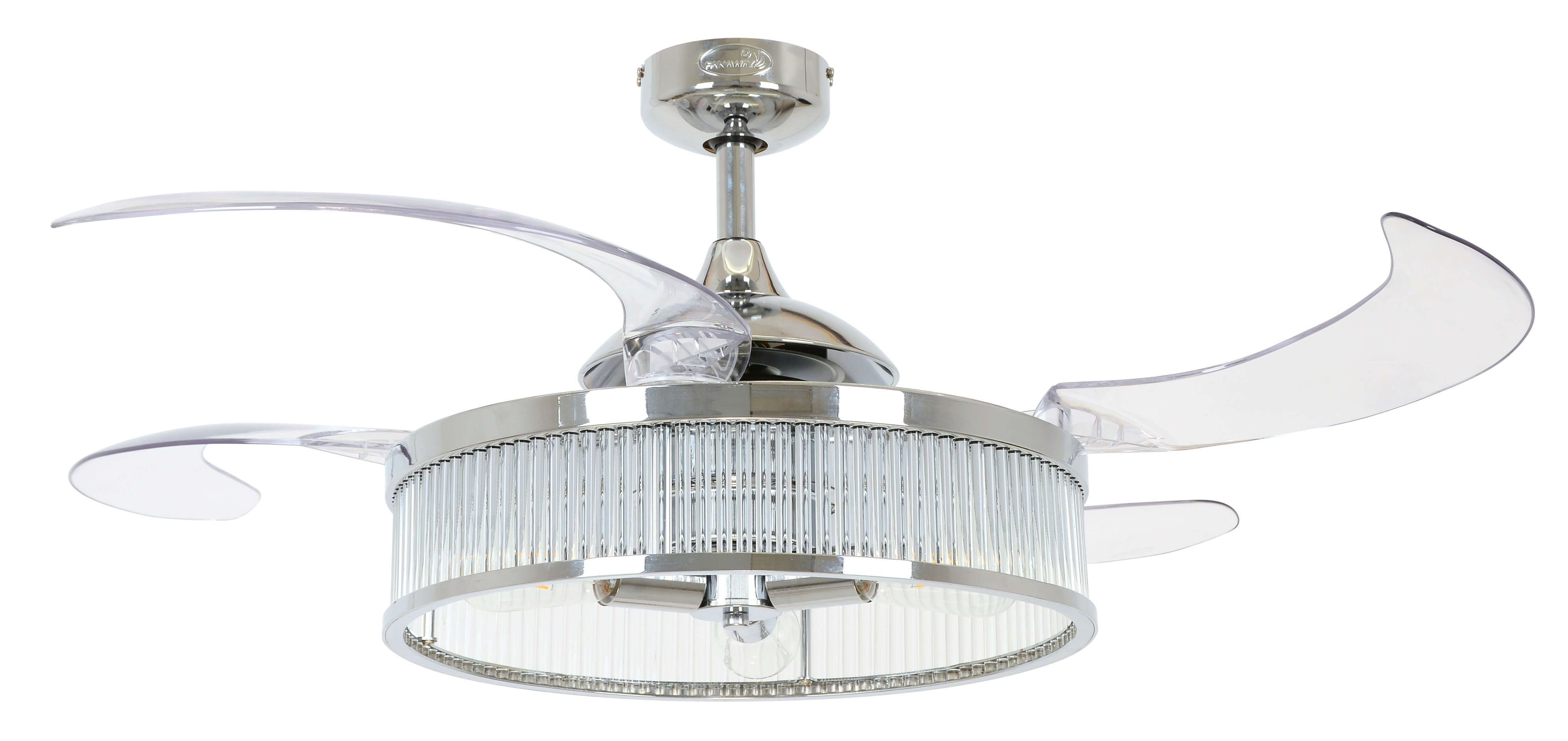 Deckenventilator Deckenventilator Fanaway Corbelle Chrom 122 cm