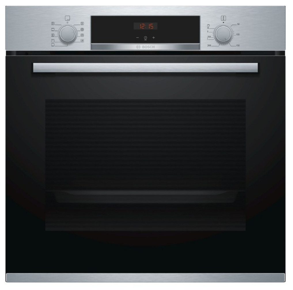 Backofen-Set Autarkes Herdset Backofen Bosch 3D Heißluft + Glaskeramik Kochfeld 60