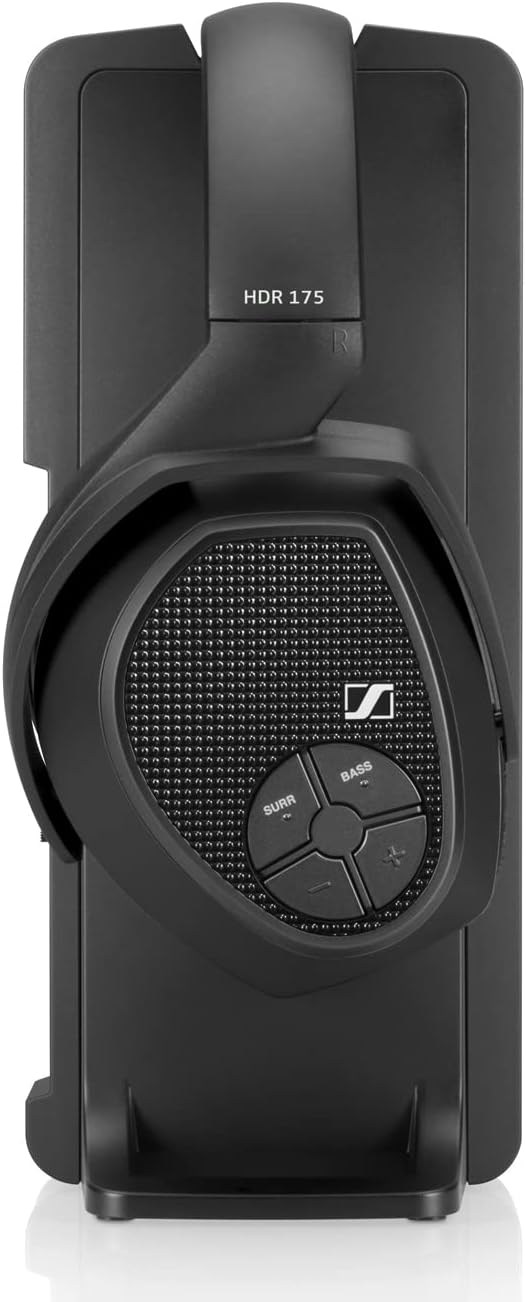Sennheiser RS 175, Cuffia Wireless Tecnologia Digitale, Over-Ear, Nero