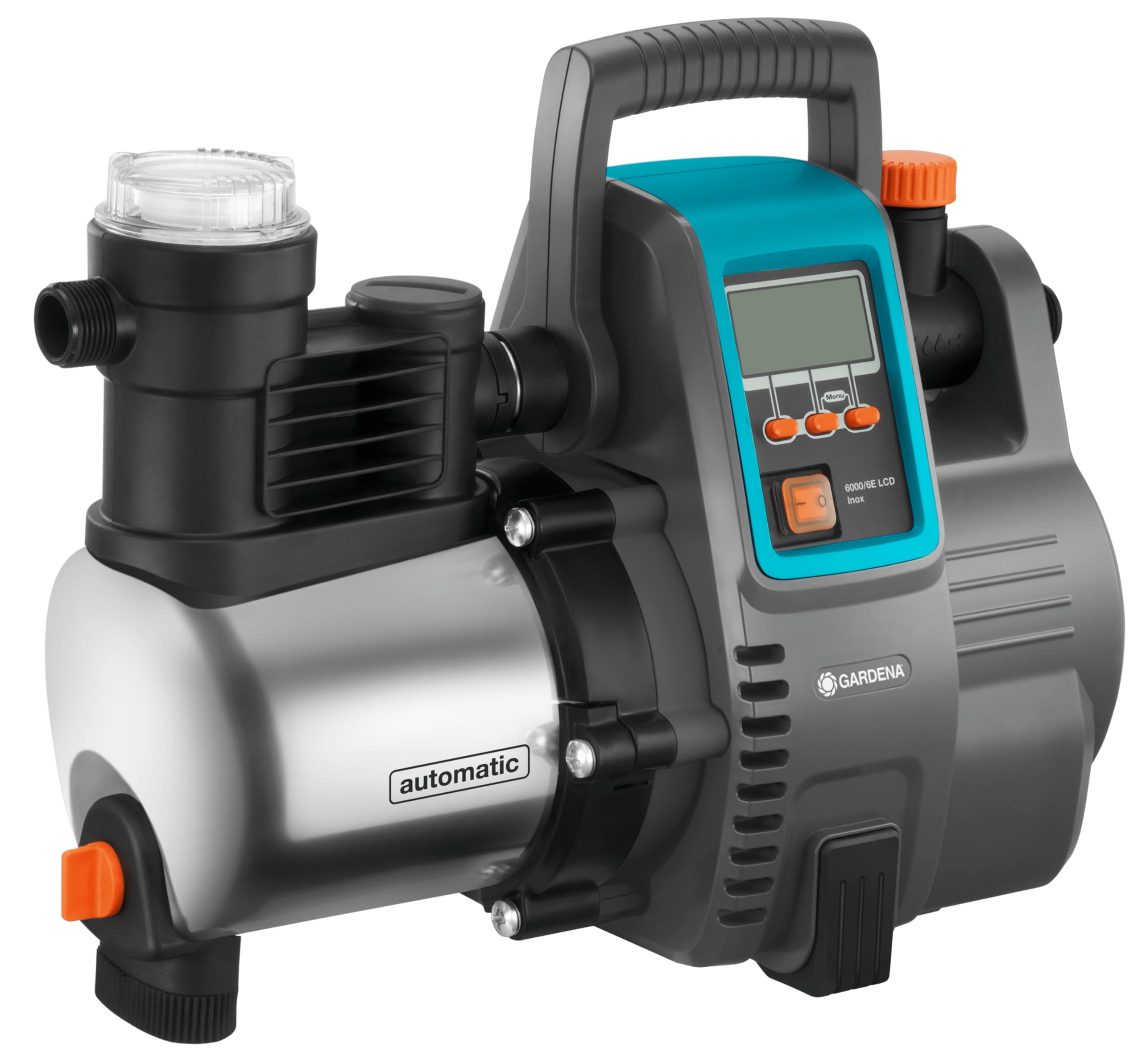 Gardena Premium Hauswasserautomat 6000/6E LCD Inox 6000 l/h 1300 W Motor LC Display Edelstahl 1760 20