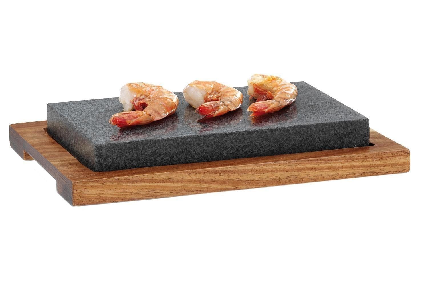 Tischgrill Heißer Stein-Set COUNTRY, 2-teilig, 16 x 24 cm