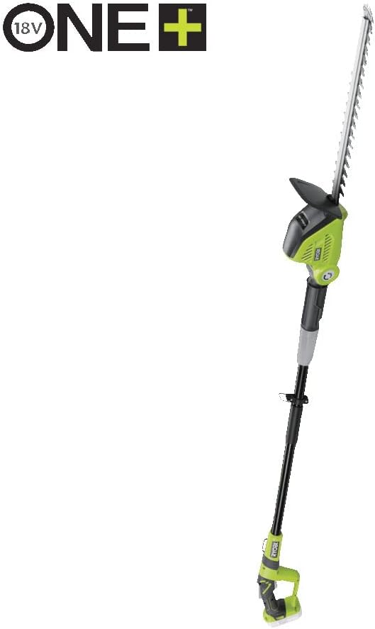 RYOBI 18V ONE+ Akku-Teleskop-Heckenschere OPT1845 (Messerlänge 45cm, 18mm Schnittstärke, 135° abwinkelbarer Schneidkopf, Schnittgeschwindigkeit 1350U/min, ohne Akku und Ladegerät)