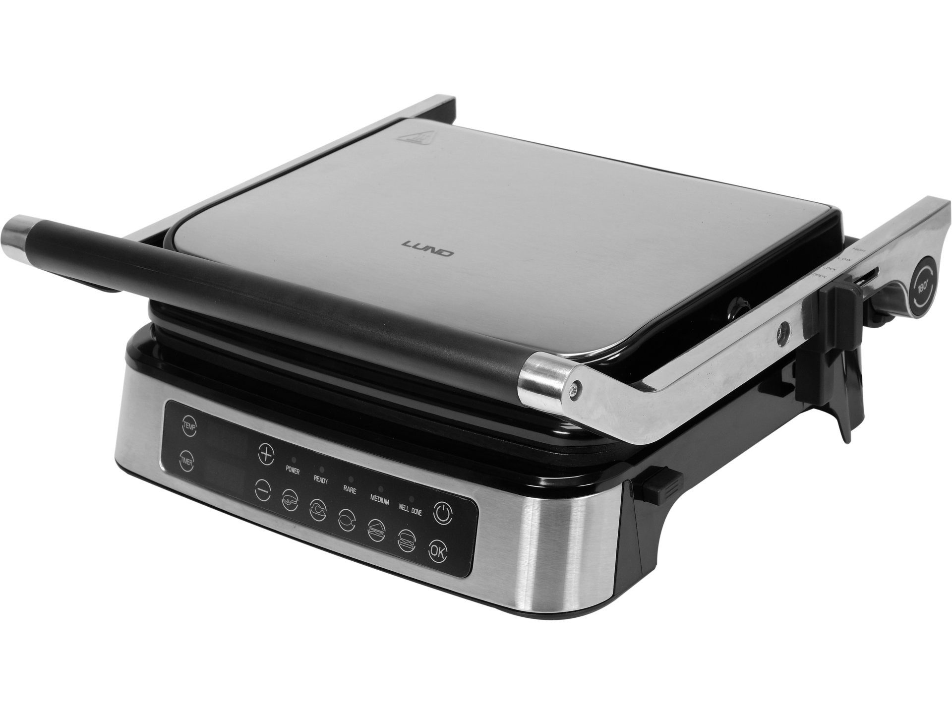 Elektrogrill Gril électrique 2000W, gril de table, 29x23,2 cm