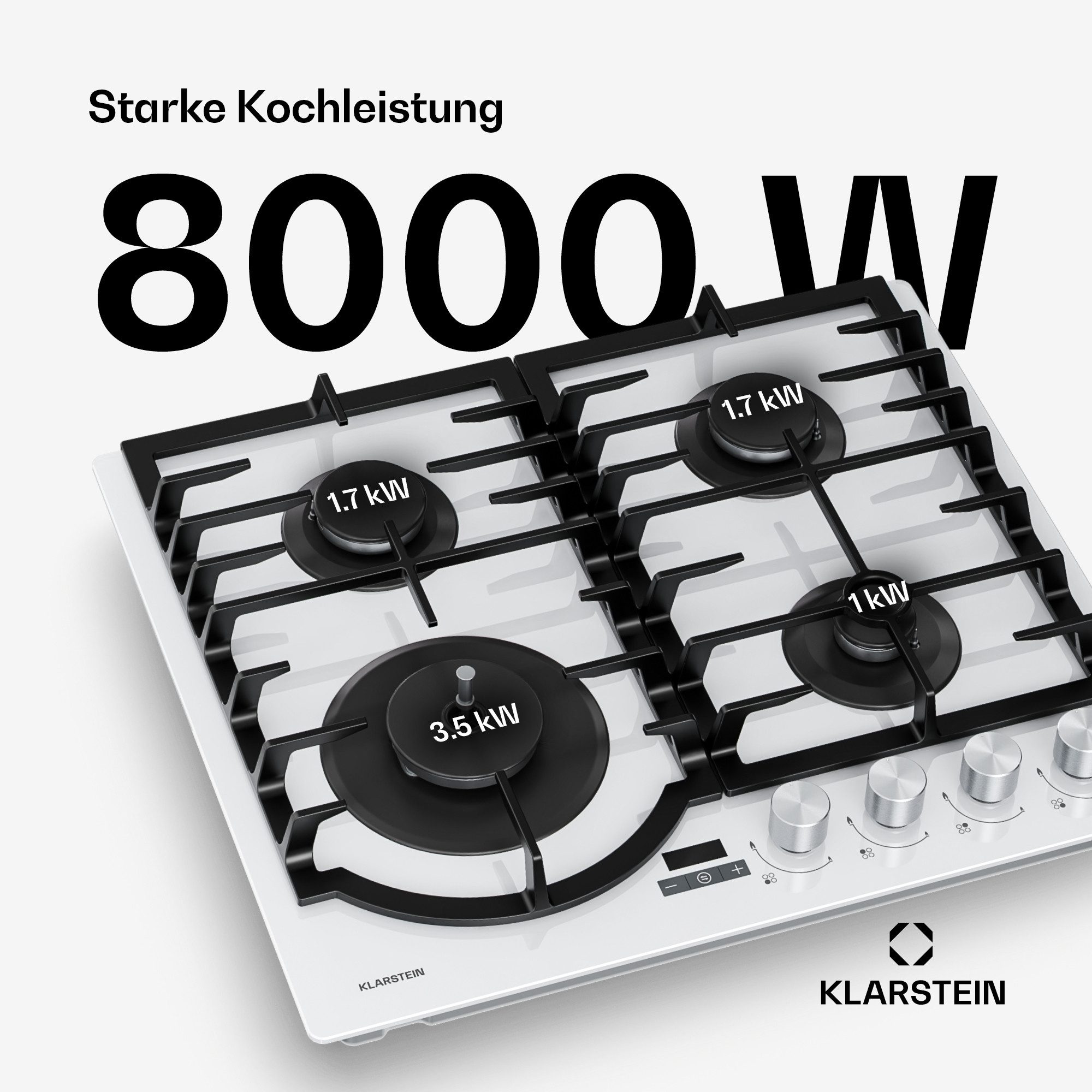 Gas-Kochfeld Ignito Timer