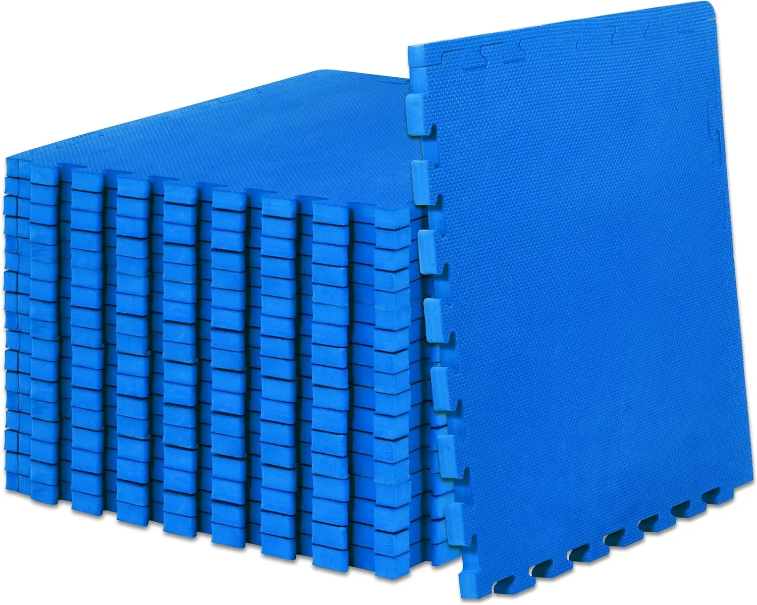 Extra Thick Puzzle Exercise Mat ?�� and 1", EVA Foam Interlocking Tiles for Protective, Cushioned Workout Flooring for Home and Gym Equipment