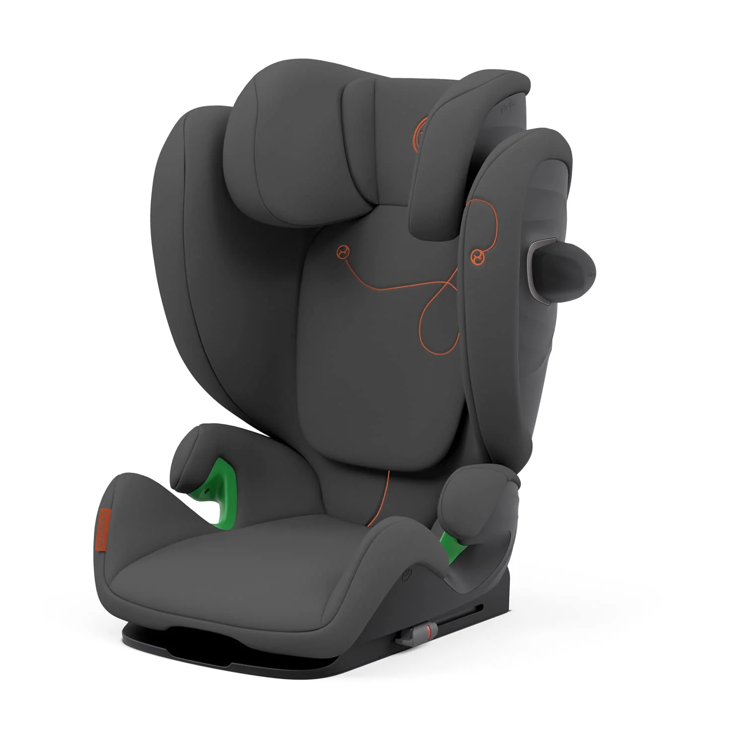 CYBEX Gold Kinder-Autositz Solution G i-Fix, F��r Autos mit und ohne ISOFIX, Ab ca. 3 bis 12 Jahre (100 - 150 cm), Ab ca. 15 bis 50 kg, Lava Grey