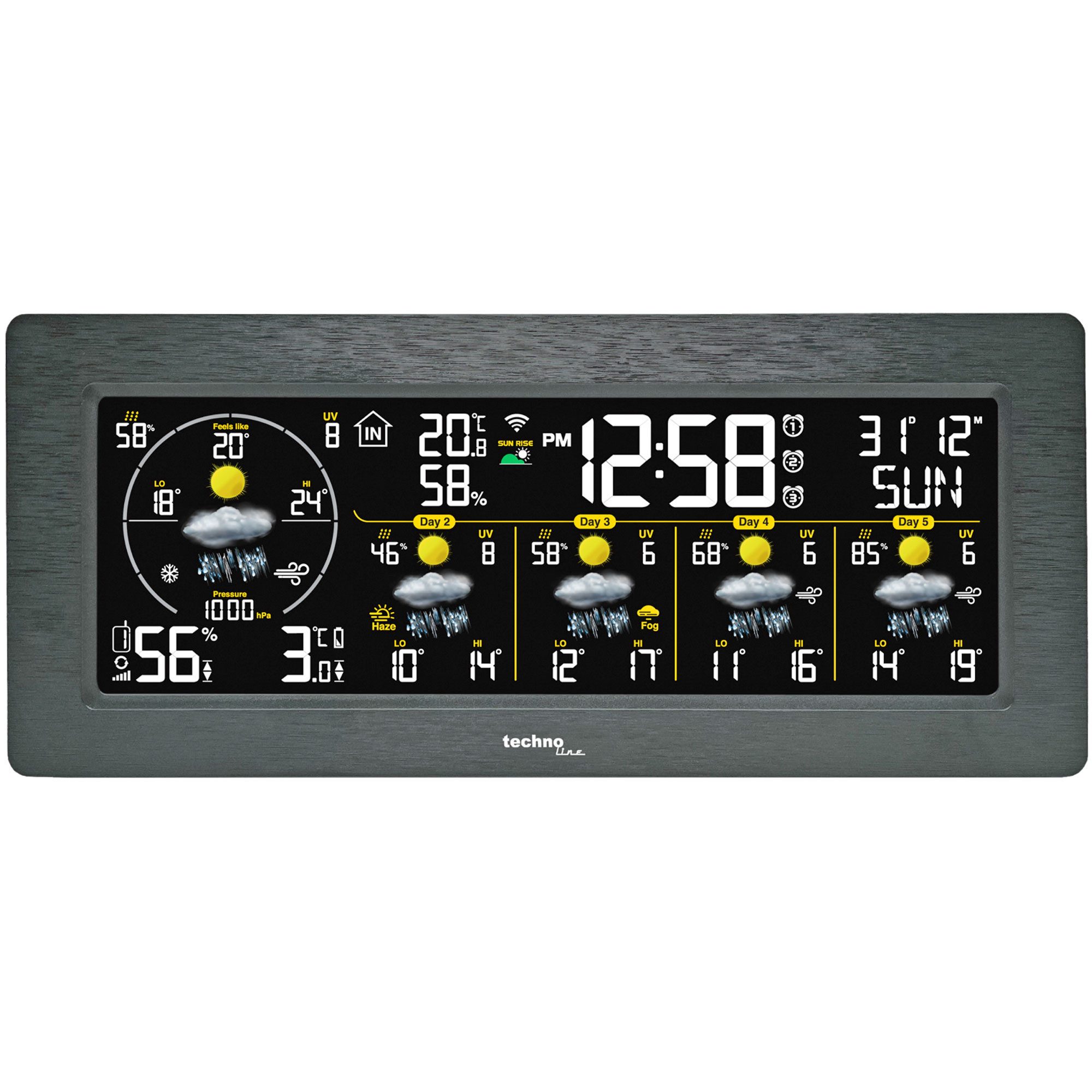 Wetterstation Die neue Generation der Mehrtagesvorhersage - technoline WD 3050
