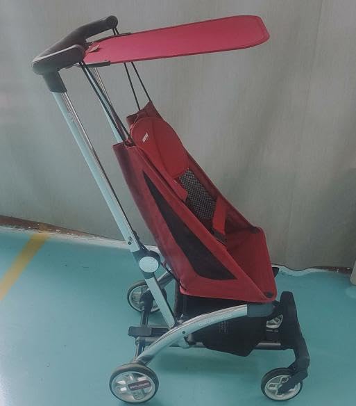 Beberoad Lightweight Stroller, Portable One Hand Fold Design, Travel Stroller for Airplane from 6 Months, Compact Stroller with Breathable Fabric (Red) : Prima infanzia