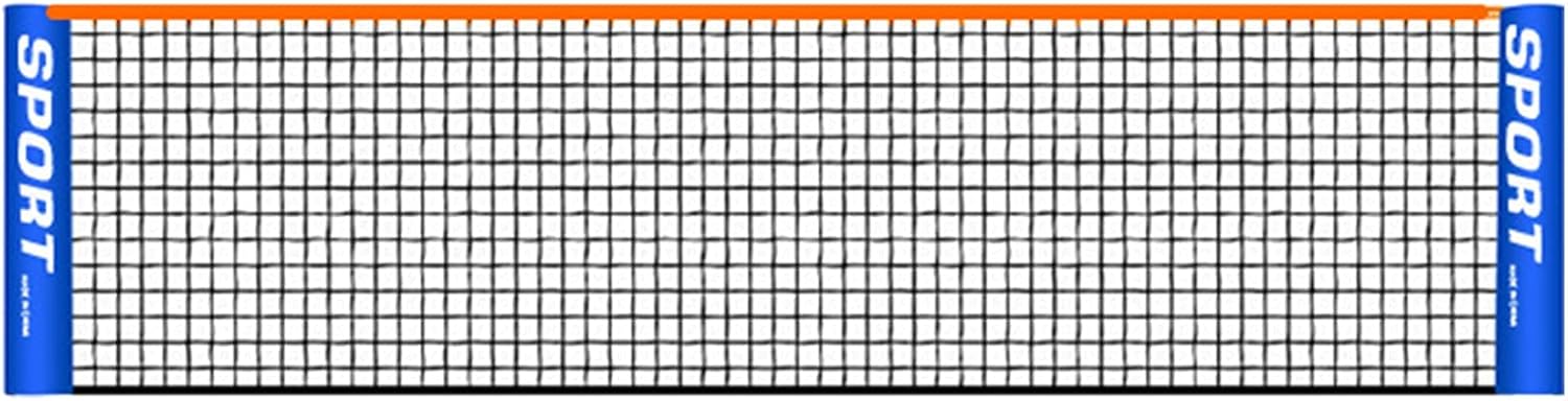 Rete da Tennis Portatile da 4-6 m, Rete da Badminton Pieghevole, Pallavolo per Bambini e Adulti, per Campo Interno o Esterno, Giardino, Cortile Della Scuola, Spiaggia (senza telaio)