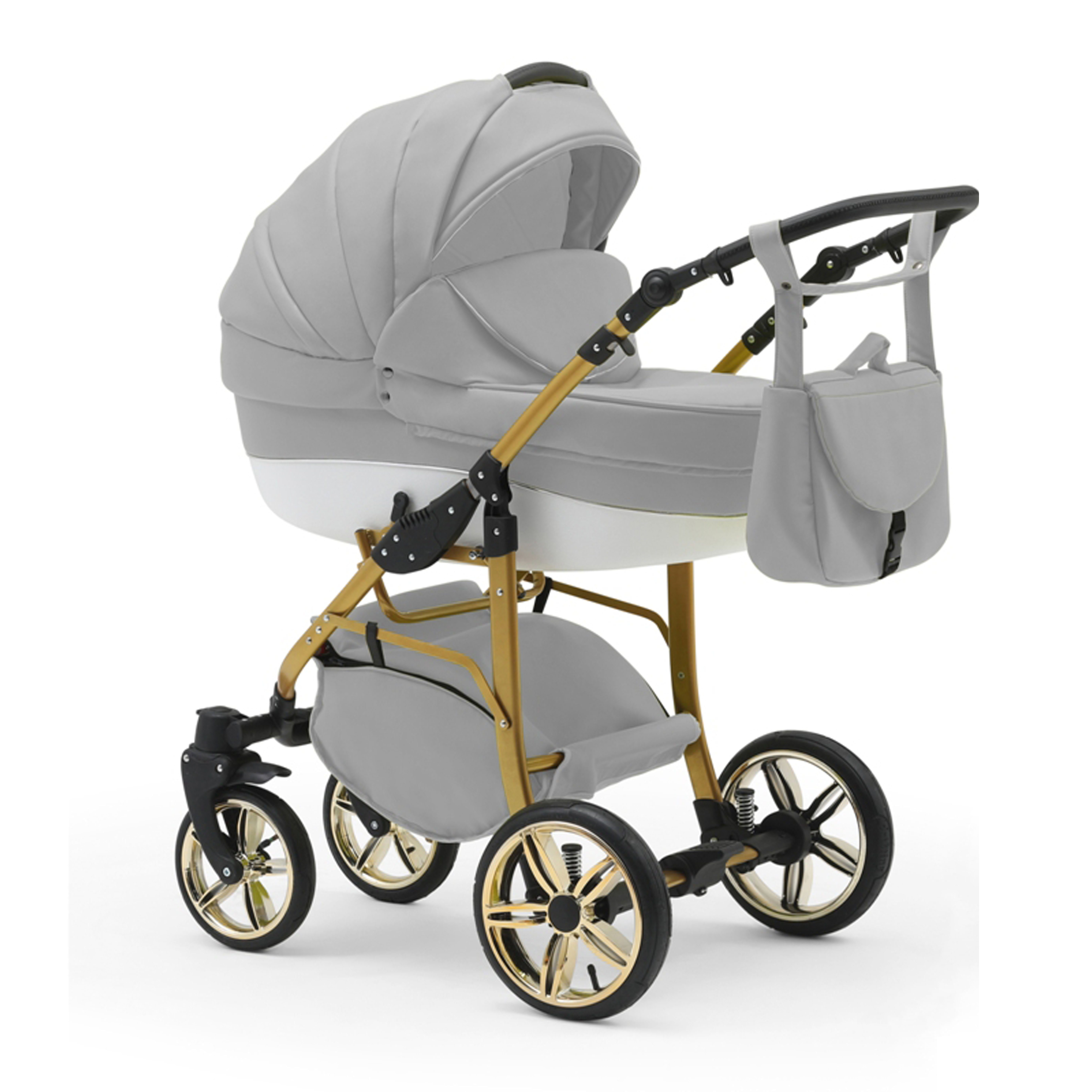 Kombi-Kinderwagen Neo Gold 4 in 1 inkl. Sportsitz, Autositz und Zubehör in 22 Farben