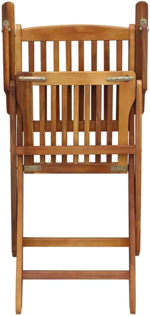 vidaXL Outdoor Dining Set 7 Pieces Table and Chairs Set Garden Dining Furniture Outdoor Dining Furniture Solid Acacia Wood
