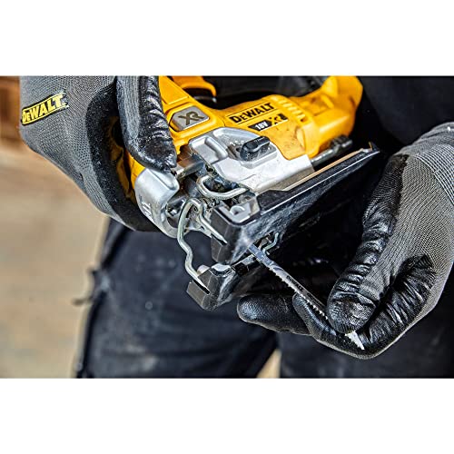 DEWALT DCS334N XJ Seghetto alternativo Brushless con impugnatura a staffa XR 18V senza batterie ne caricabatteria : Fai da te