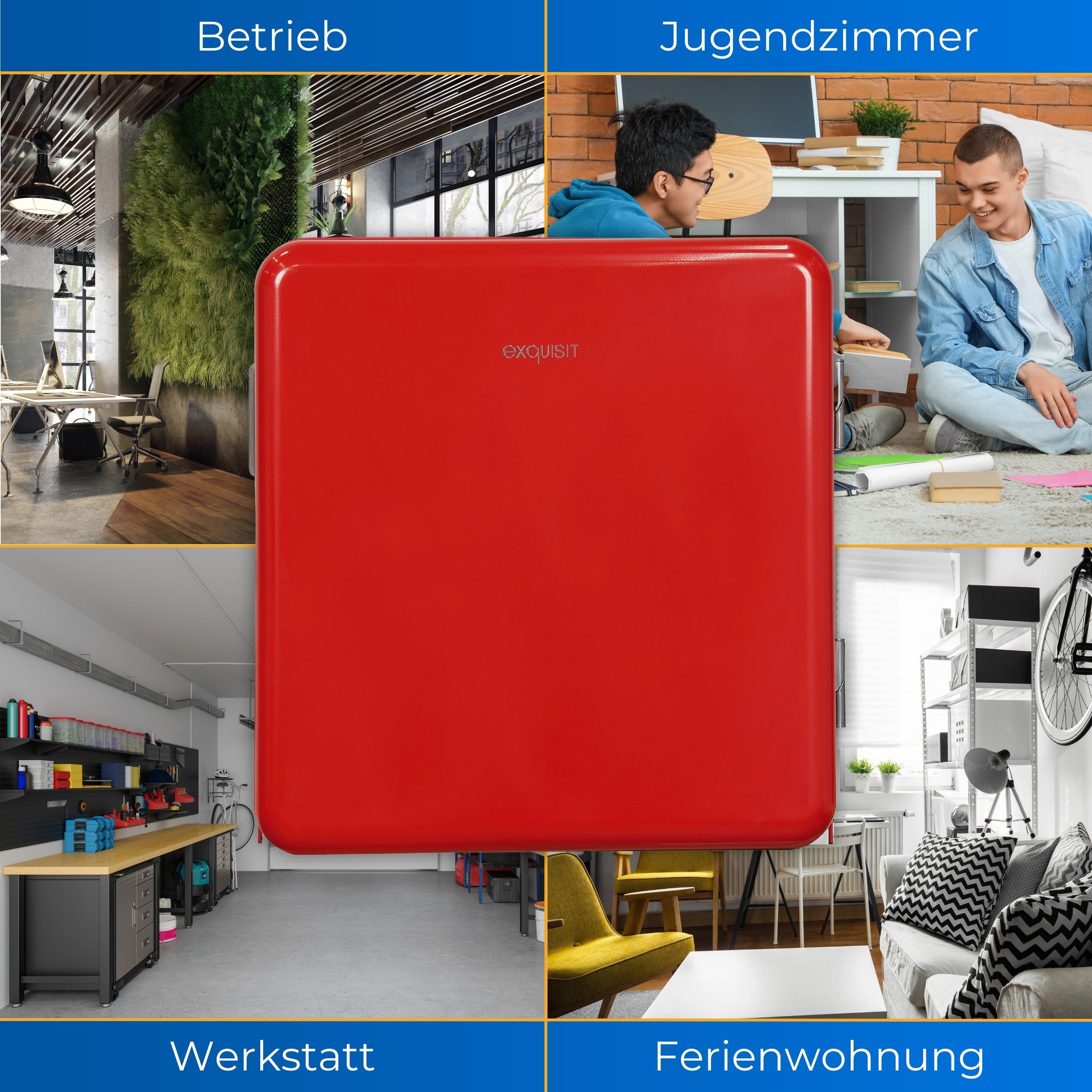 Kühlschrank CKB45-0-031F rot