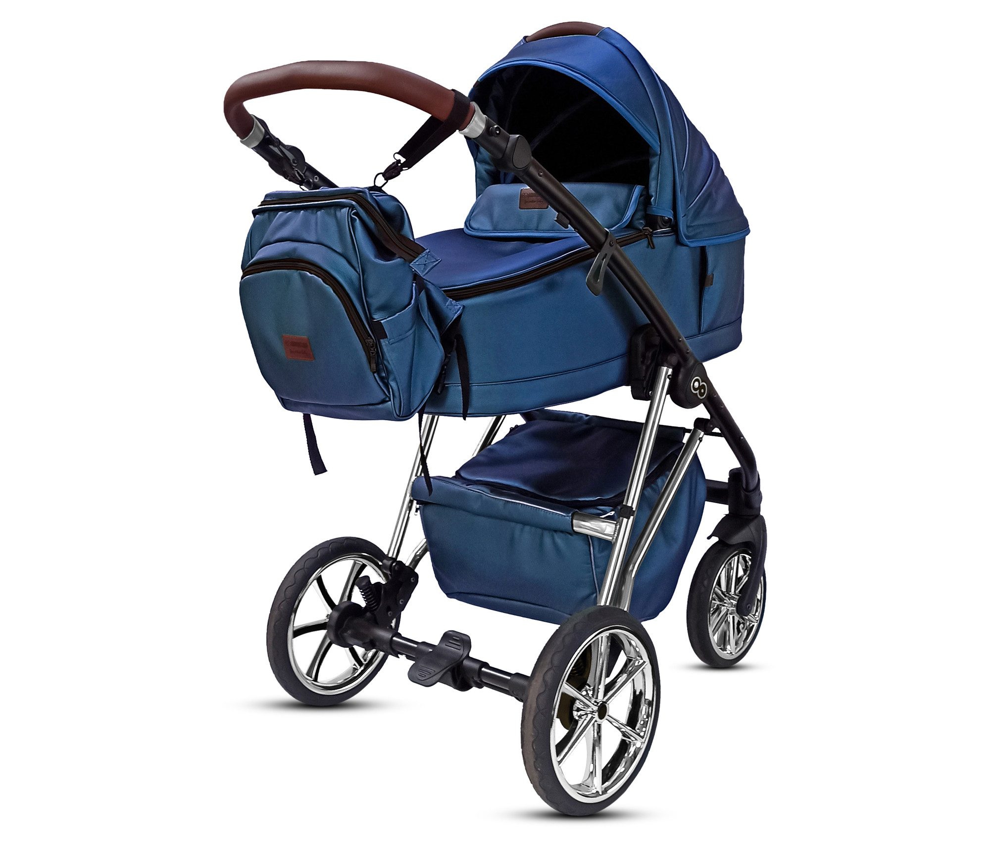 Kombi-Kinderwagen 3in1 Musse Royal, Baby Buggy Babywanne 5-Punkt-Sicherheitsgurt