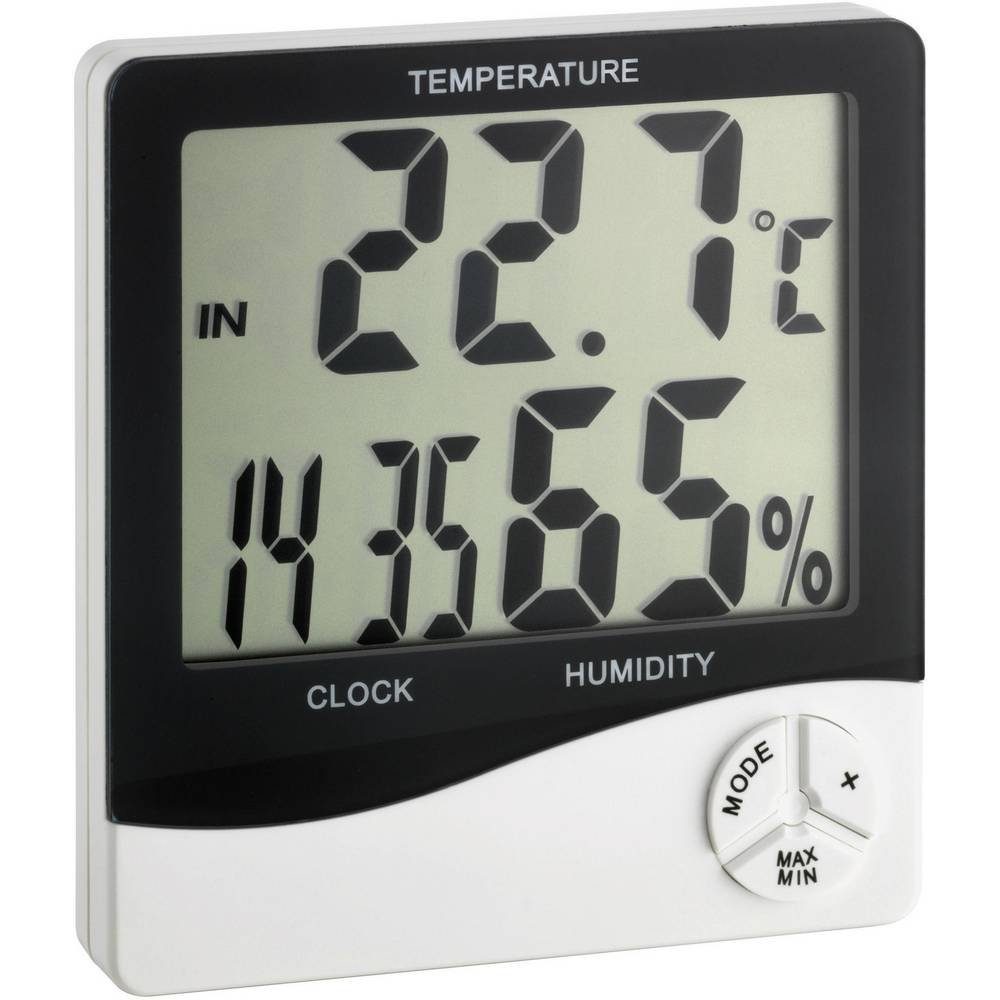 Raumthermometer Digitales Thermo-Hygrometer mit Uhr 30.5031