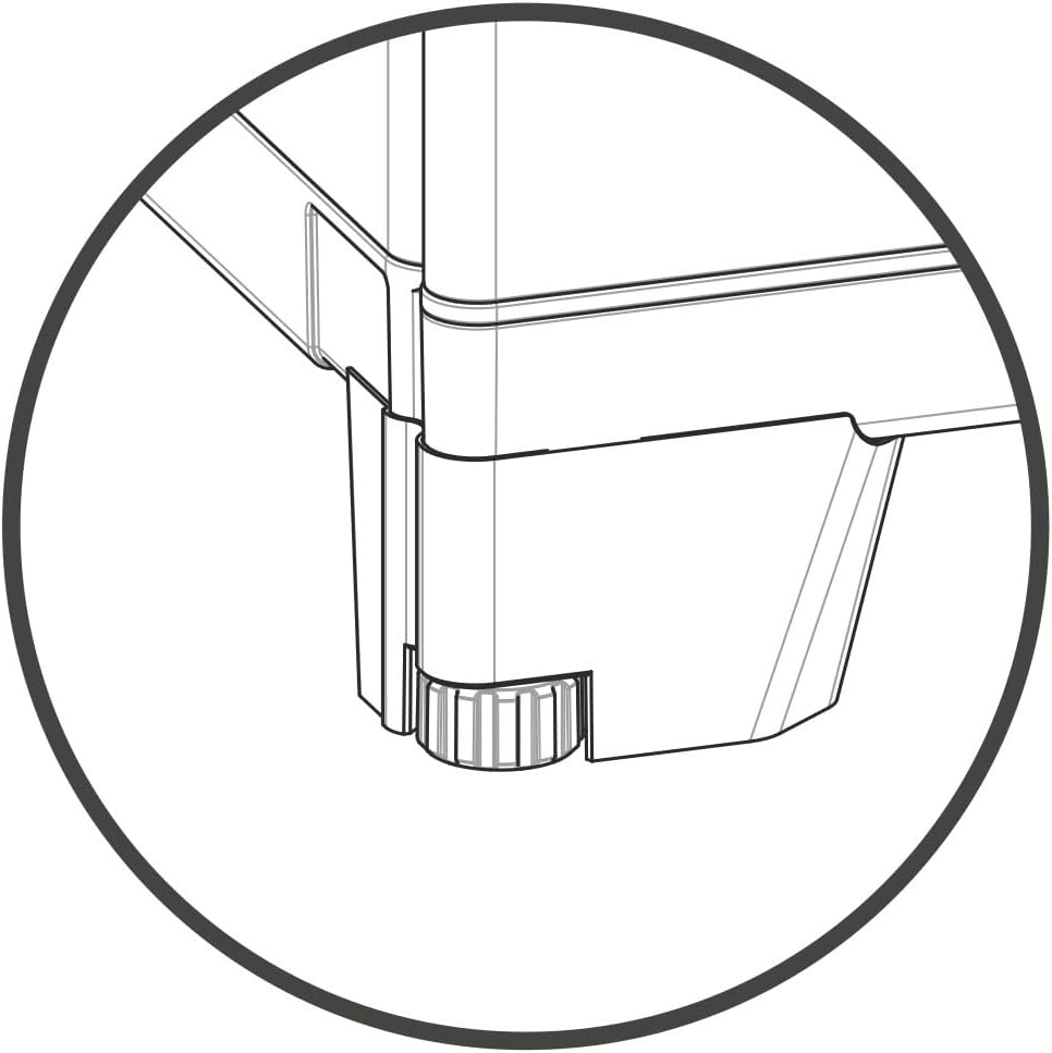 Terry - Ardesia 102B, Armadietto a 3 Ante, Divisorio Verticale, 1 Ripiano Interno Regolabile, Effetto Pietra, da Esterno e Interno Coperto, 102x39x93,5 cm